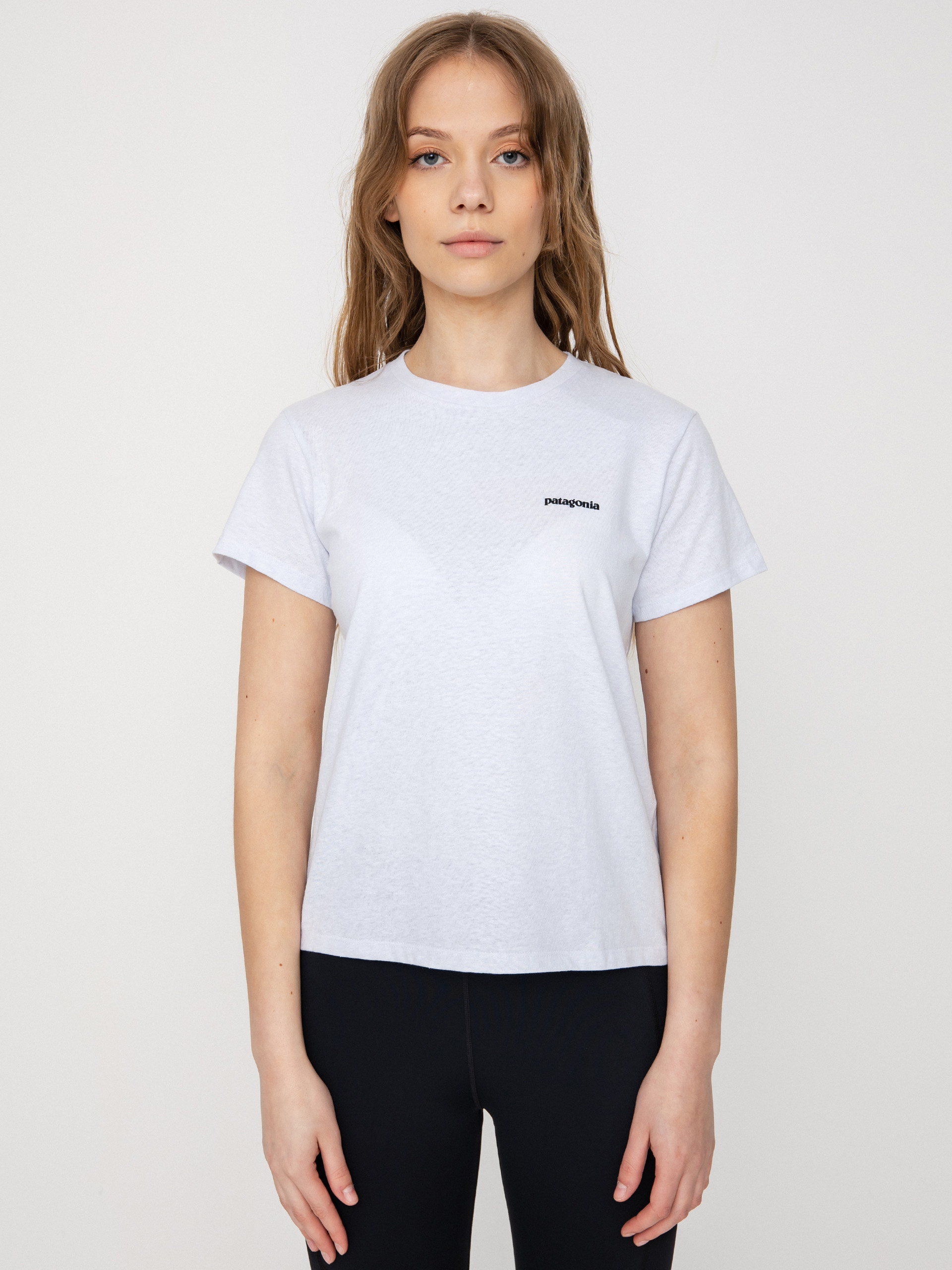 T-shirt Patagonia P 6 Logo Responsibili Wmn (white)