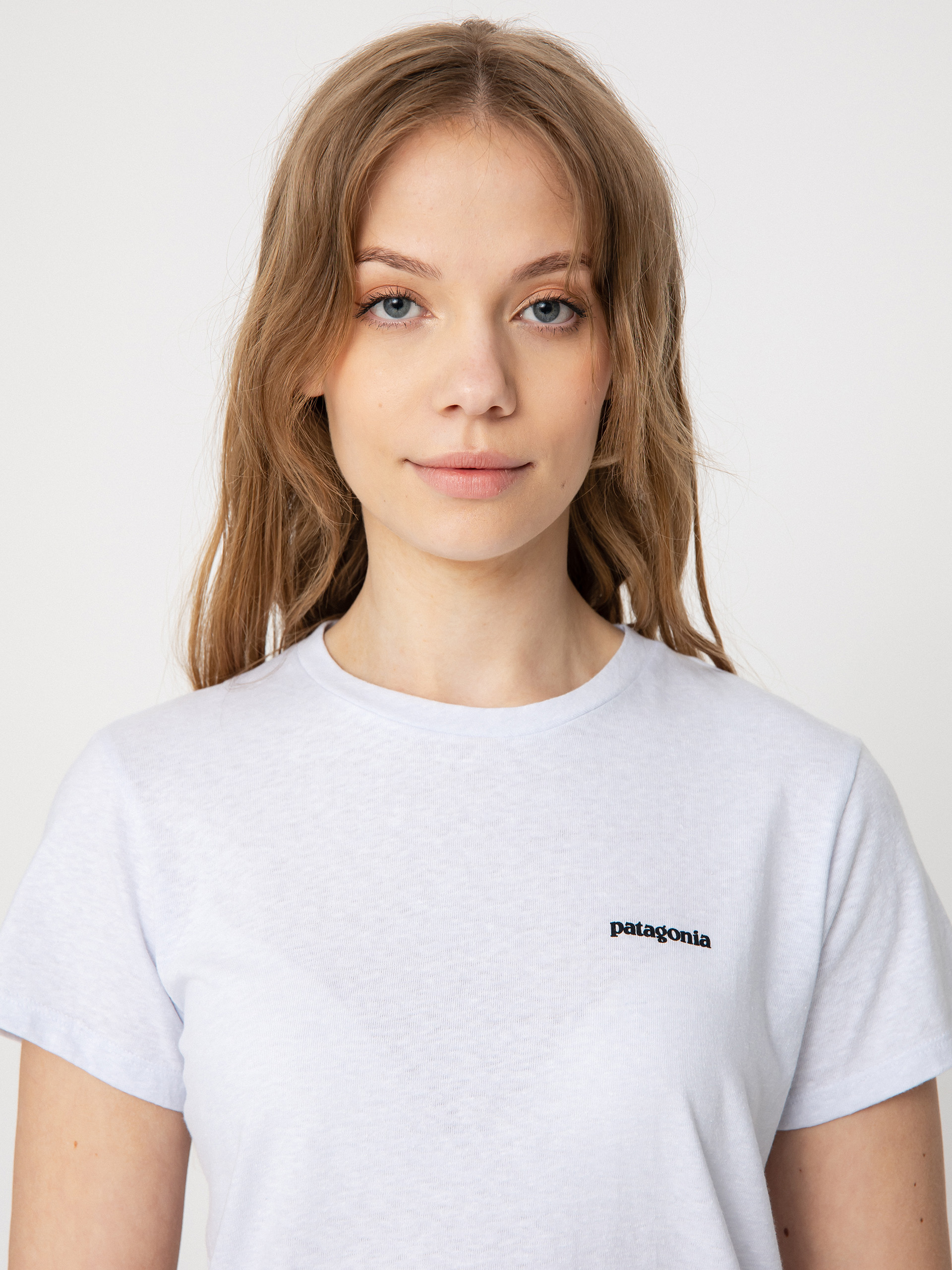 T-shirt Patagonia P 6 Logo Responsibili Wmn (white)