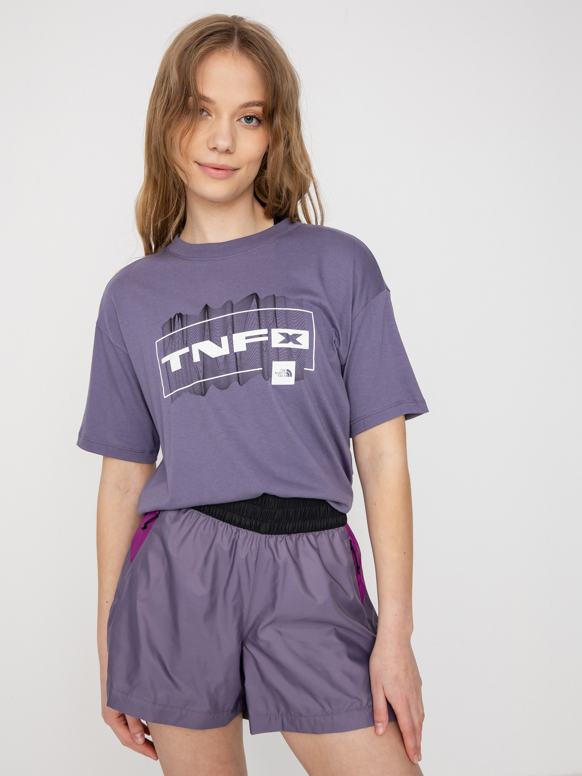 T-shirt The North Face Coordinates Wmn (lunar slate/tnf black)
