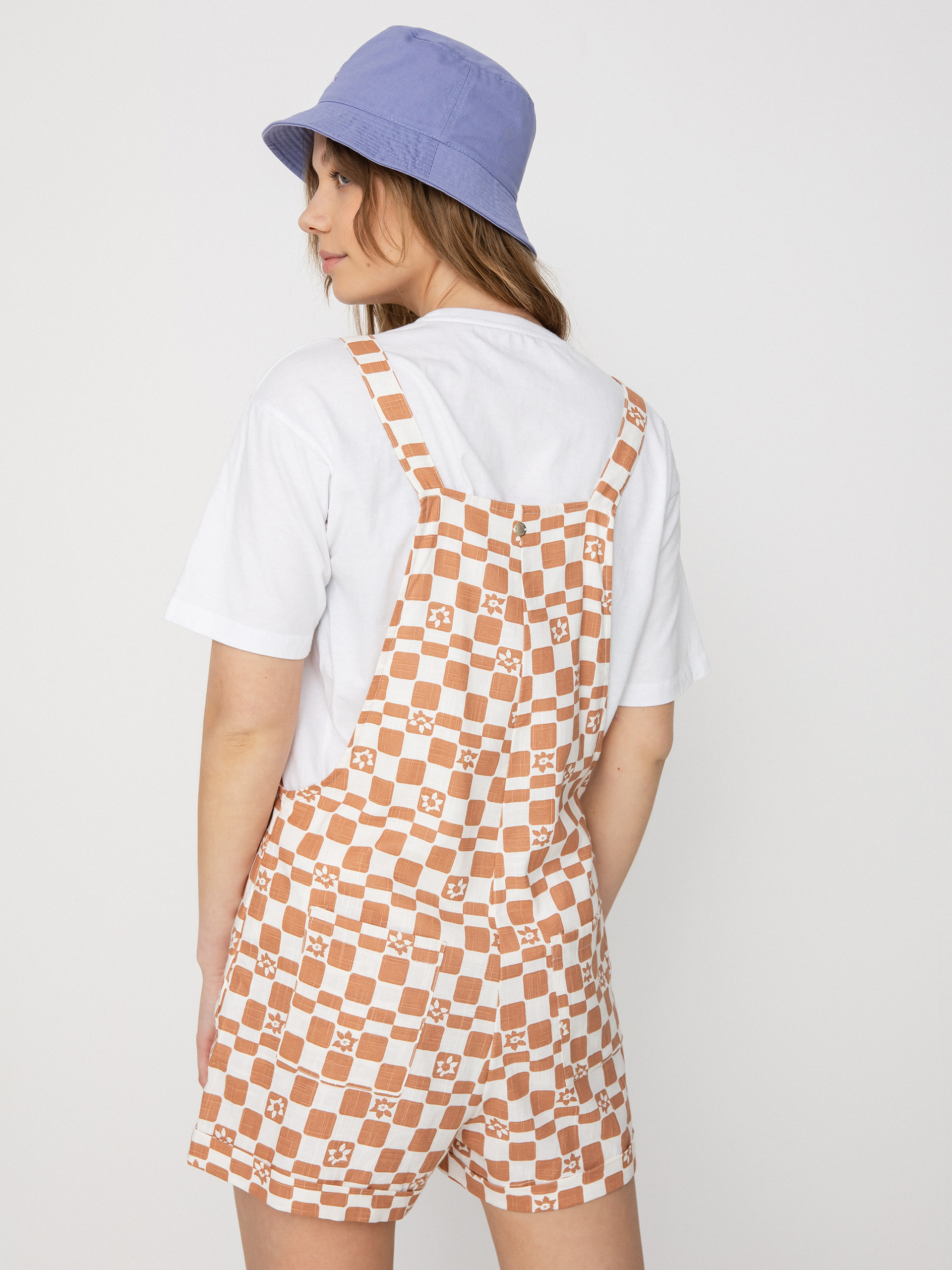 Spodnie Roxy Midnight Sky Check Wmn (snow white sol power)