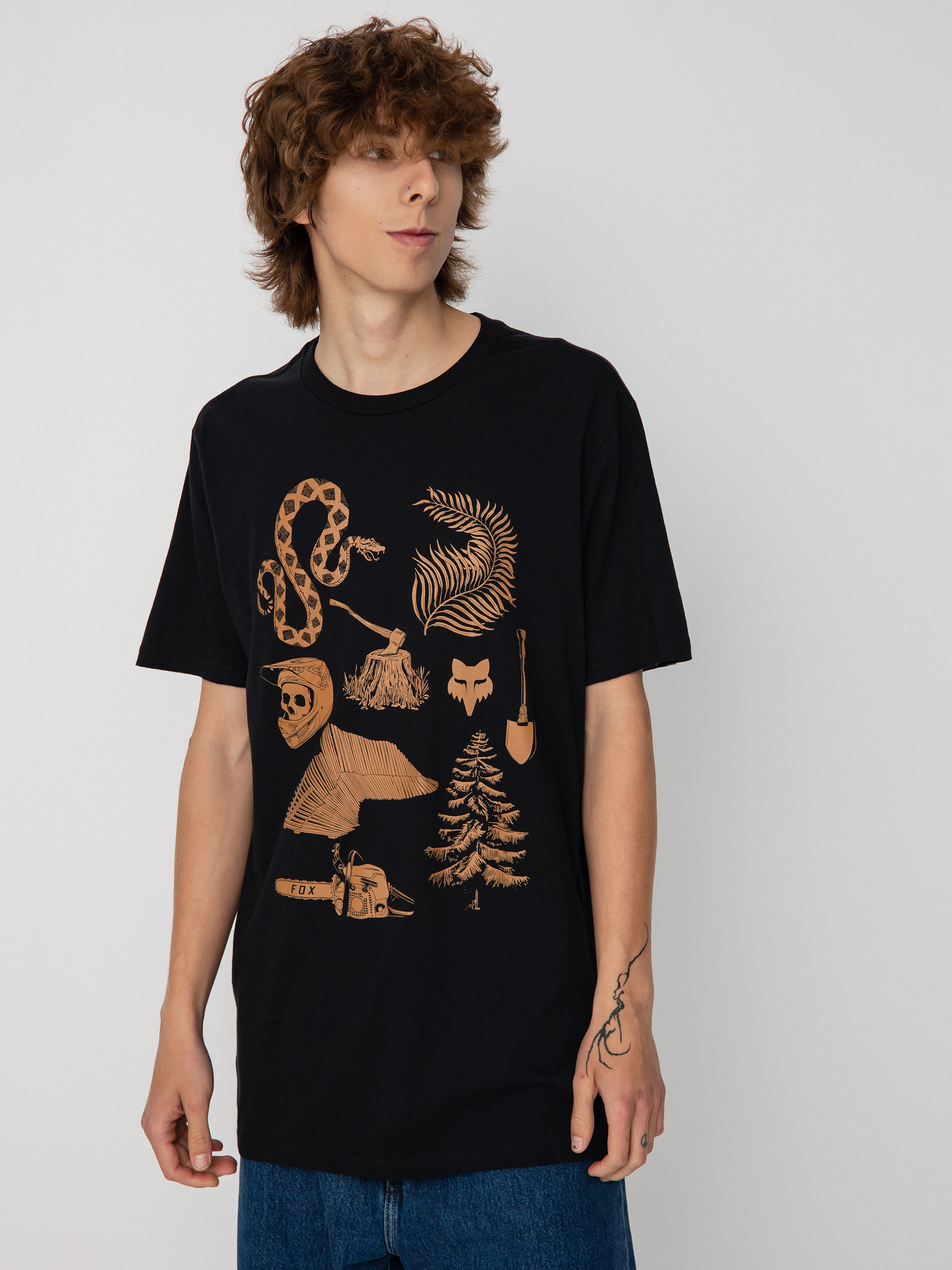 T-shirt Fox Track Beast (black)