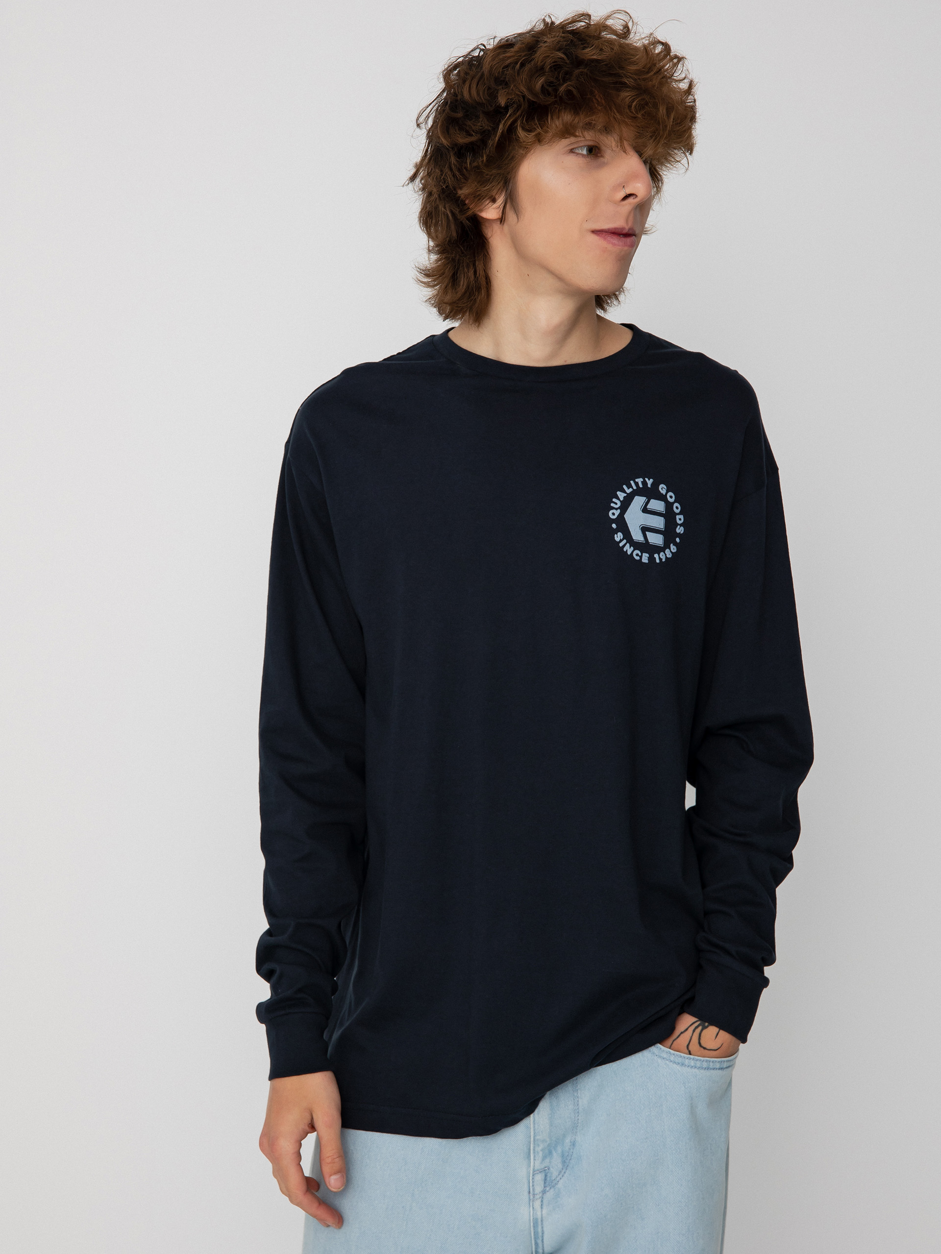Longsleeve Etnies Since 1986 (navy/orange)