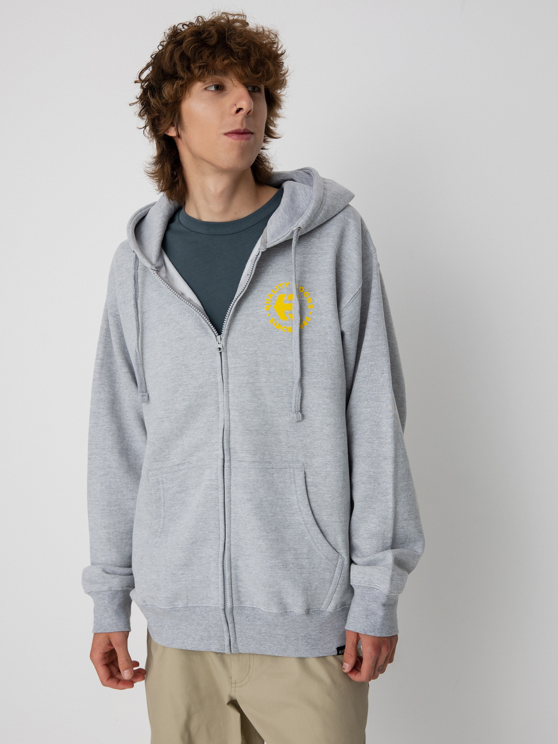 Bluza z kapturem Etnies Since 1986 ZHD (grey/yellow)