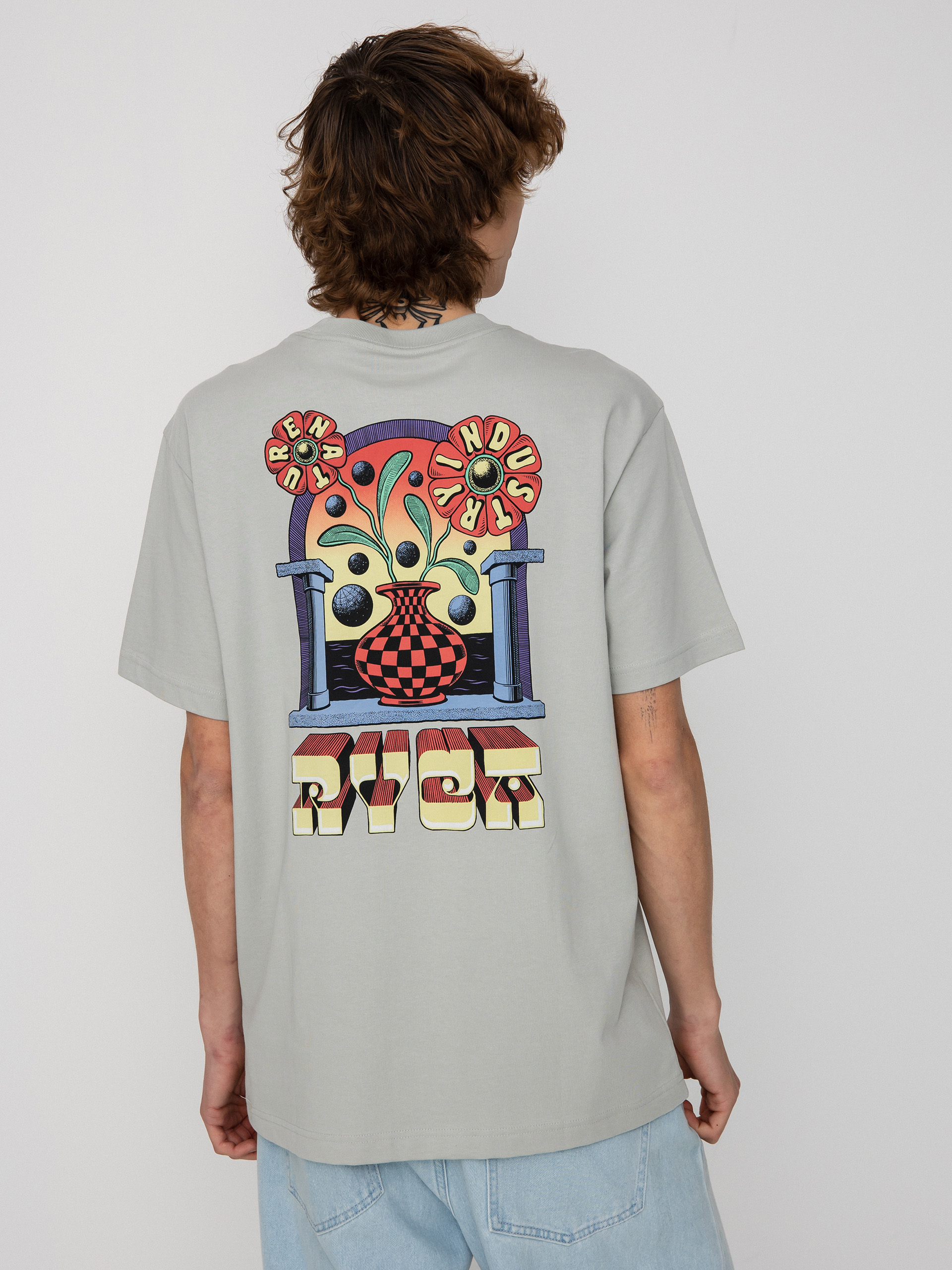 T-shirt RVCA Portal (bright coral)