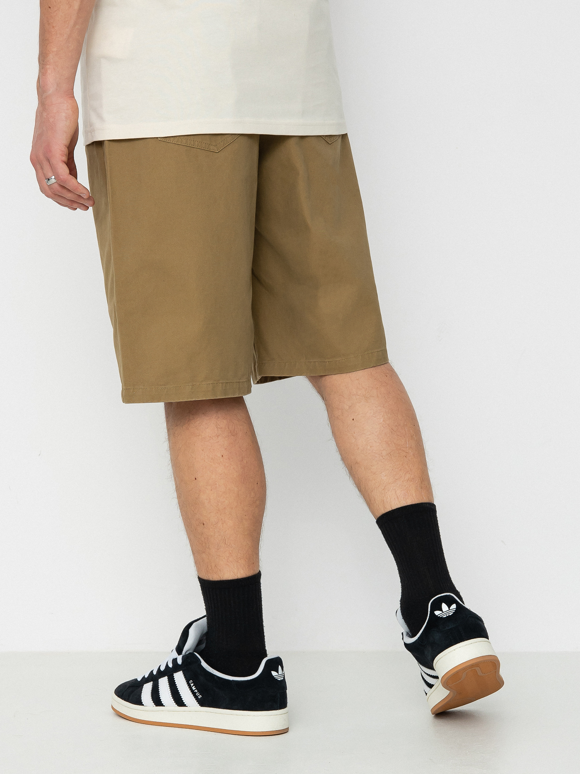 Szorty MassDnm Slang Baggy Fit (beige)