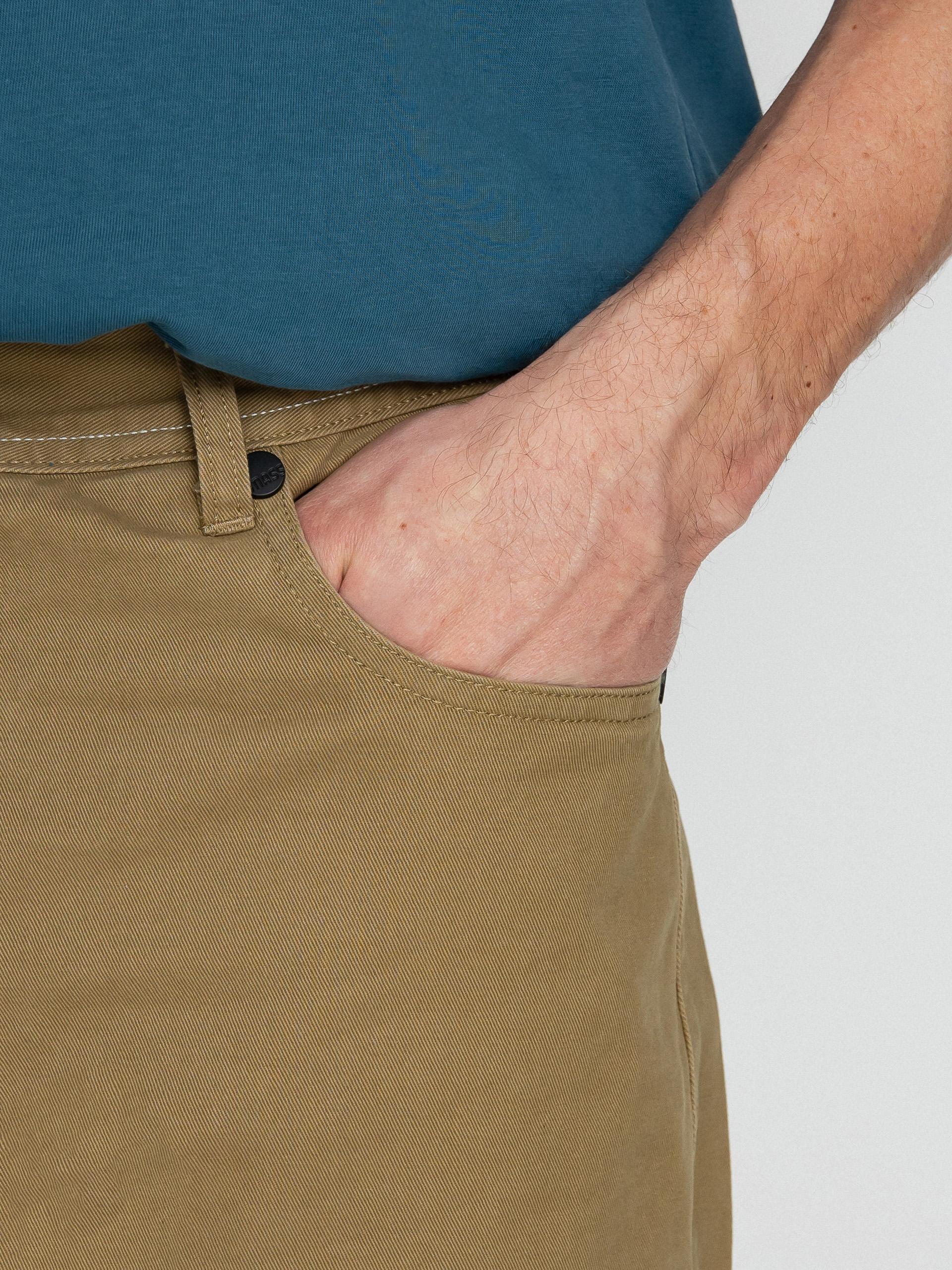 Szorty MassDnm Base Regular Fit (beige)