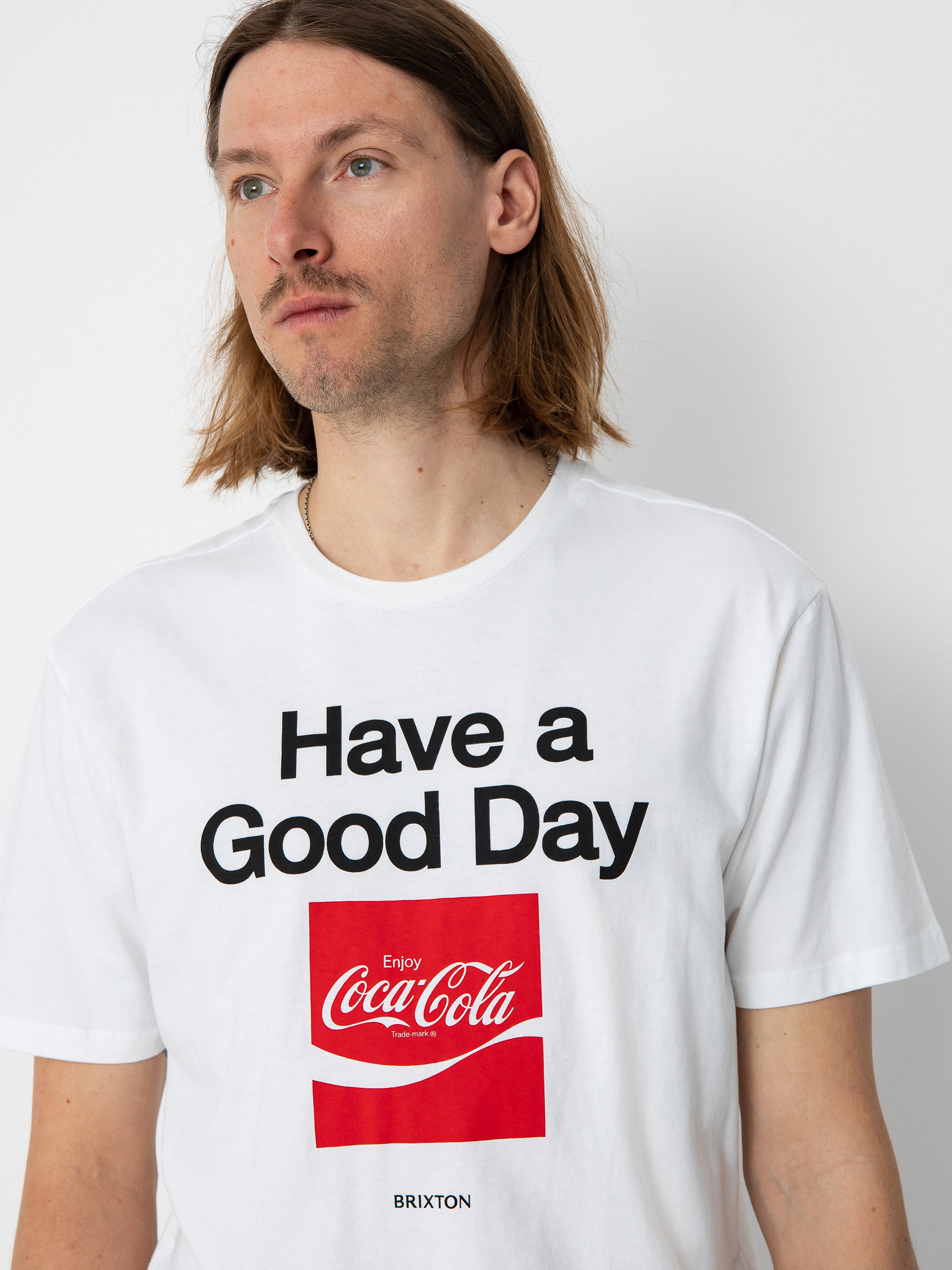 T-shirt Brixton Coca-Cola Good Day (white)