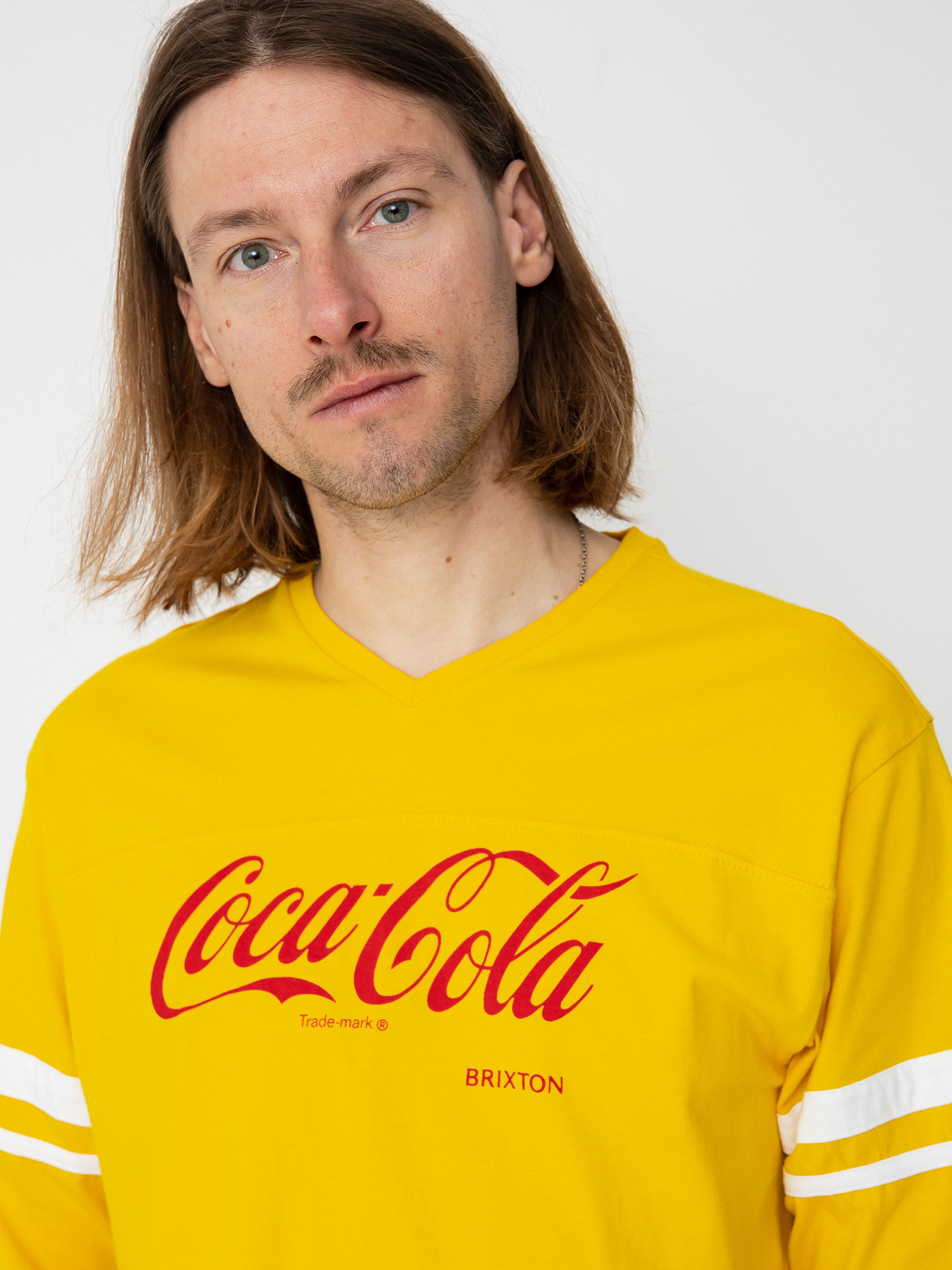 T-shirt Brixton Coca-Cola Classic Football (yellow)