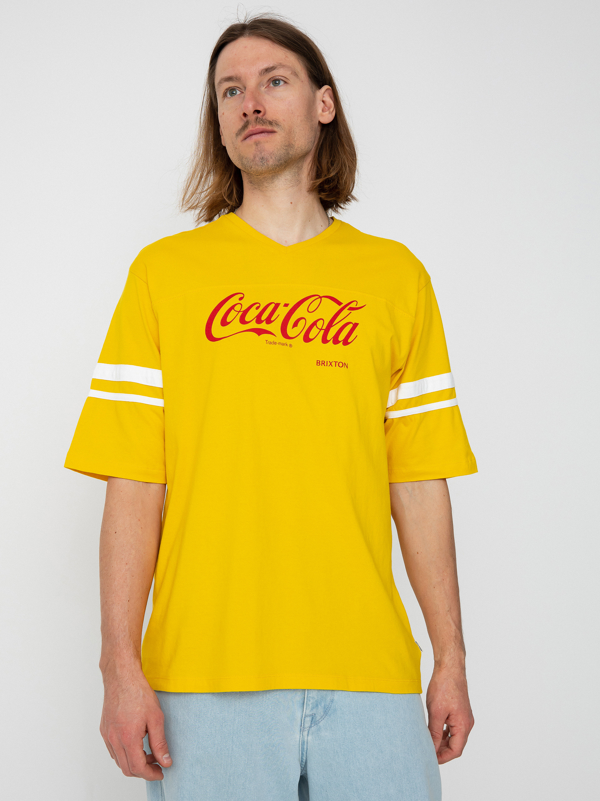 T-shirt Brixton Coca-Cola Classic Football (yellow)