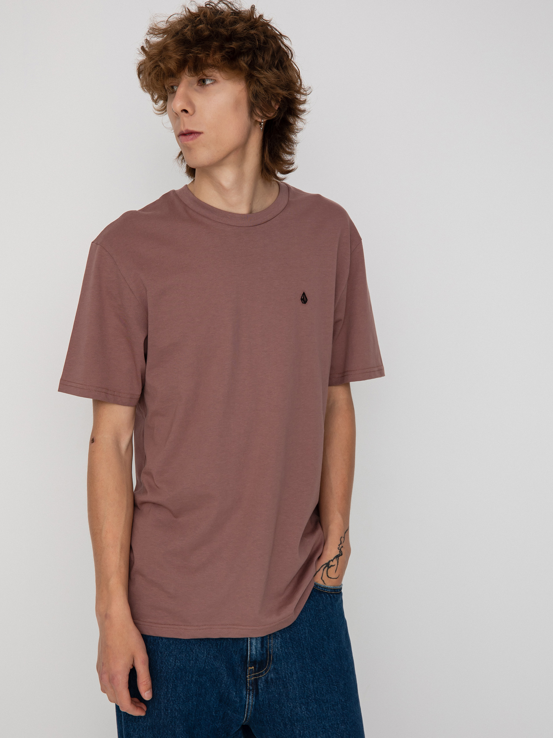T-shirt Volcom Stone Blanks Bsc (bordeaux brown)