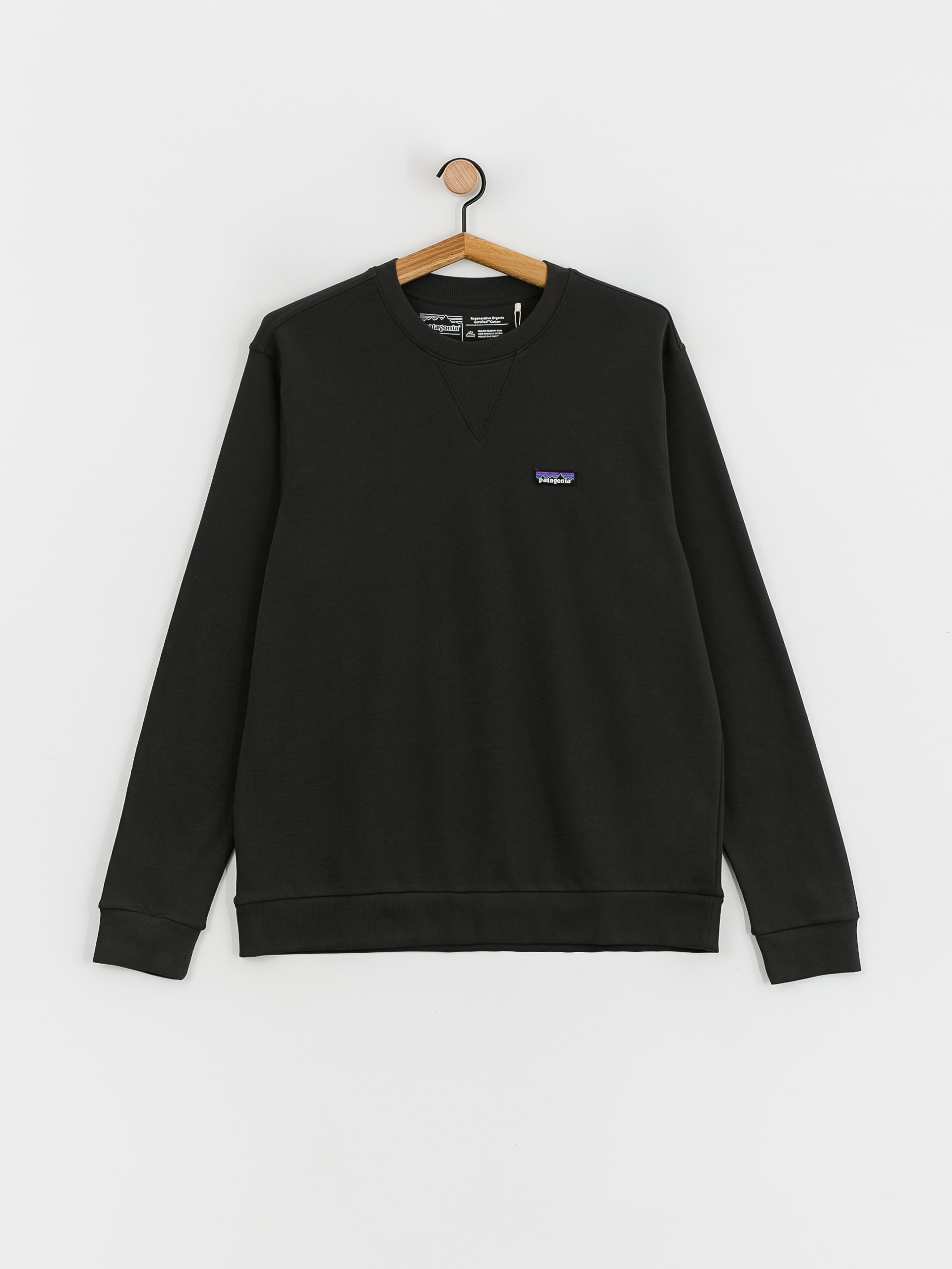 Bluza Patagonia Regenerative Organic Certified Cotton Crewneck (ink black)