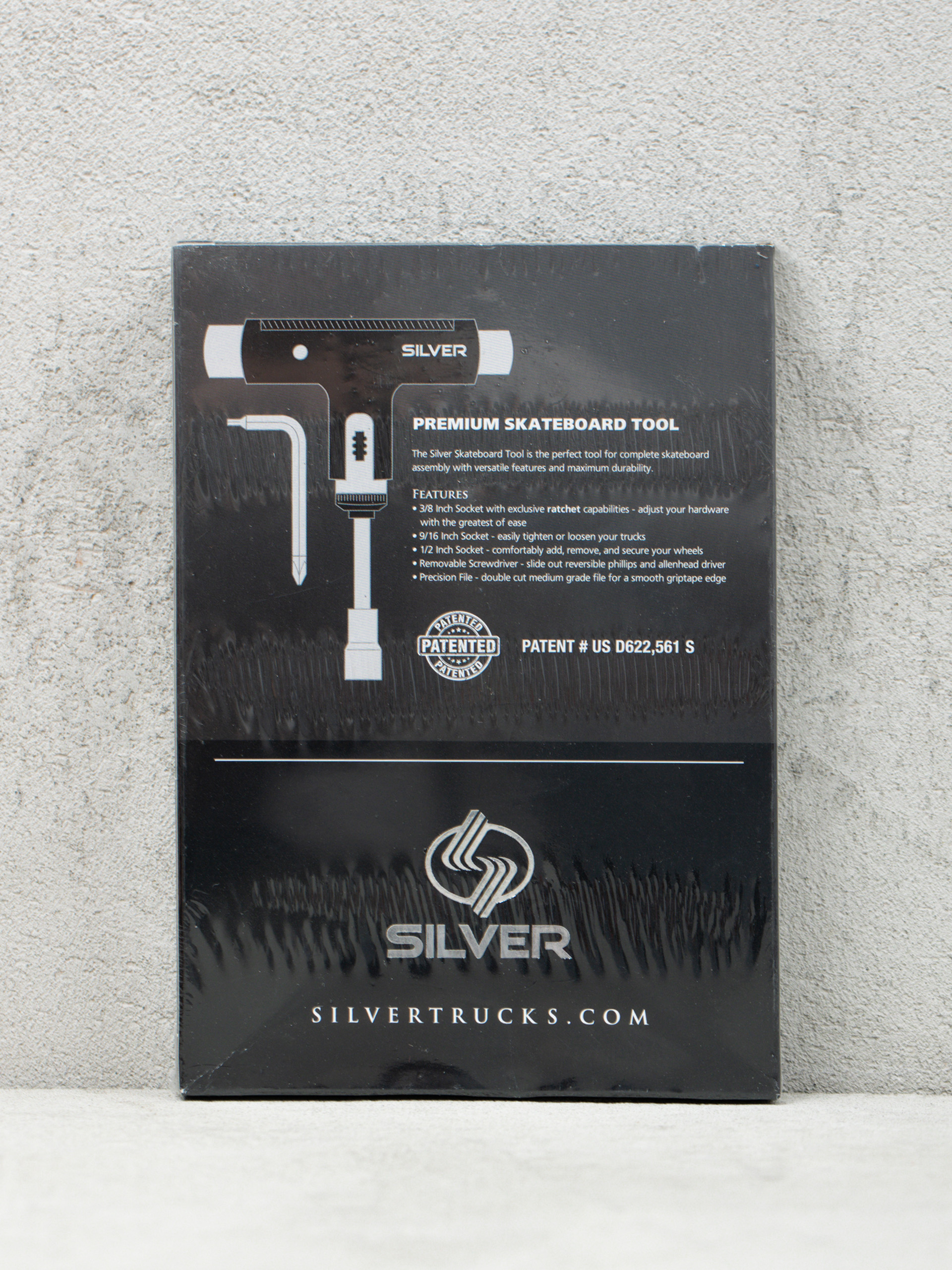 Klucz Silver Premium Skateboard Tool (black/red foil)