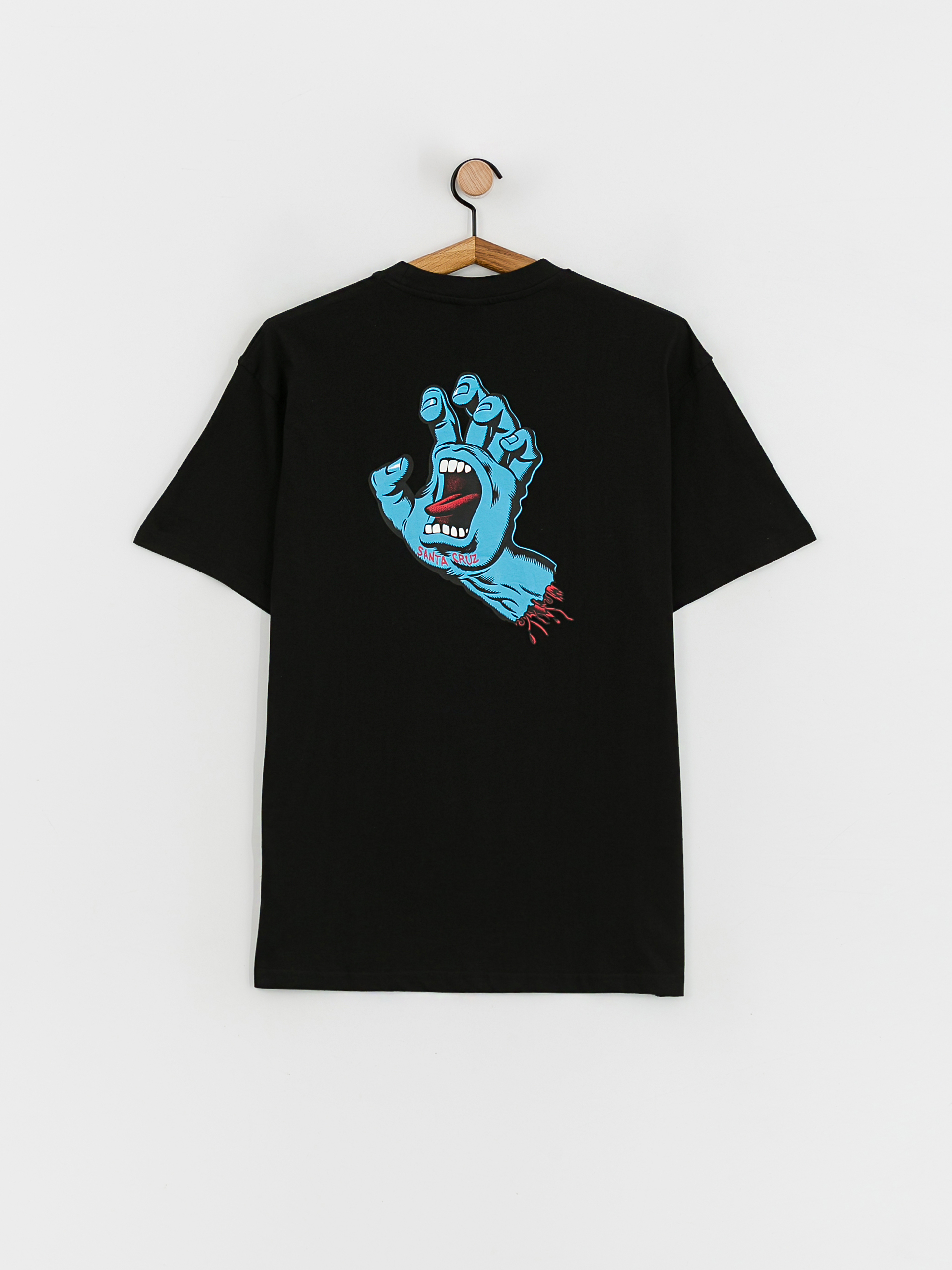 T-shirt Santa Cruz Screaming Hand Chest (black)