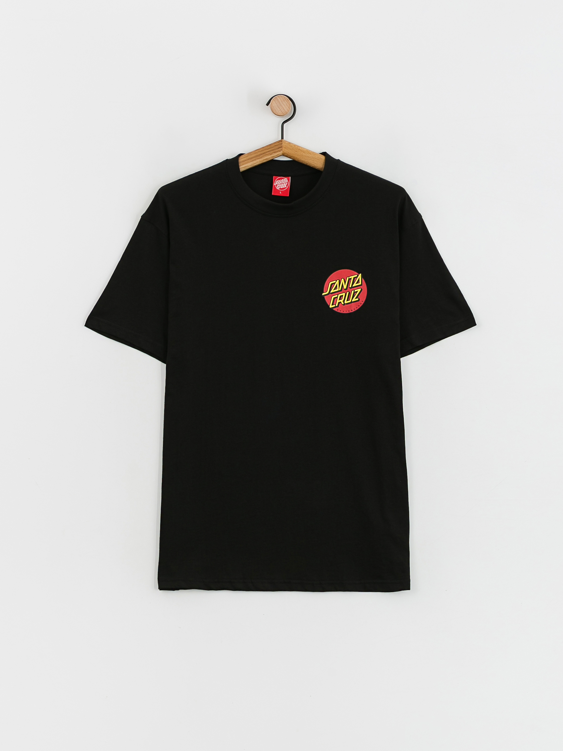 T-shirt Santa Cruz Classic Dot Chest (black)