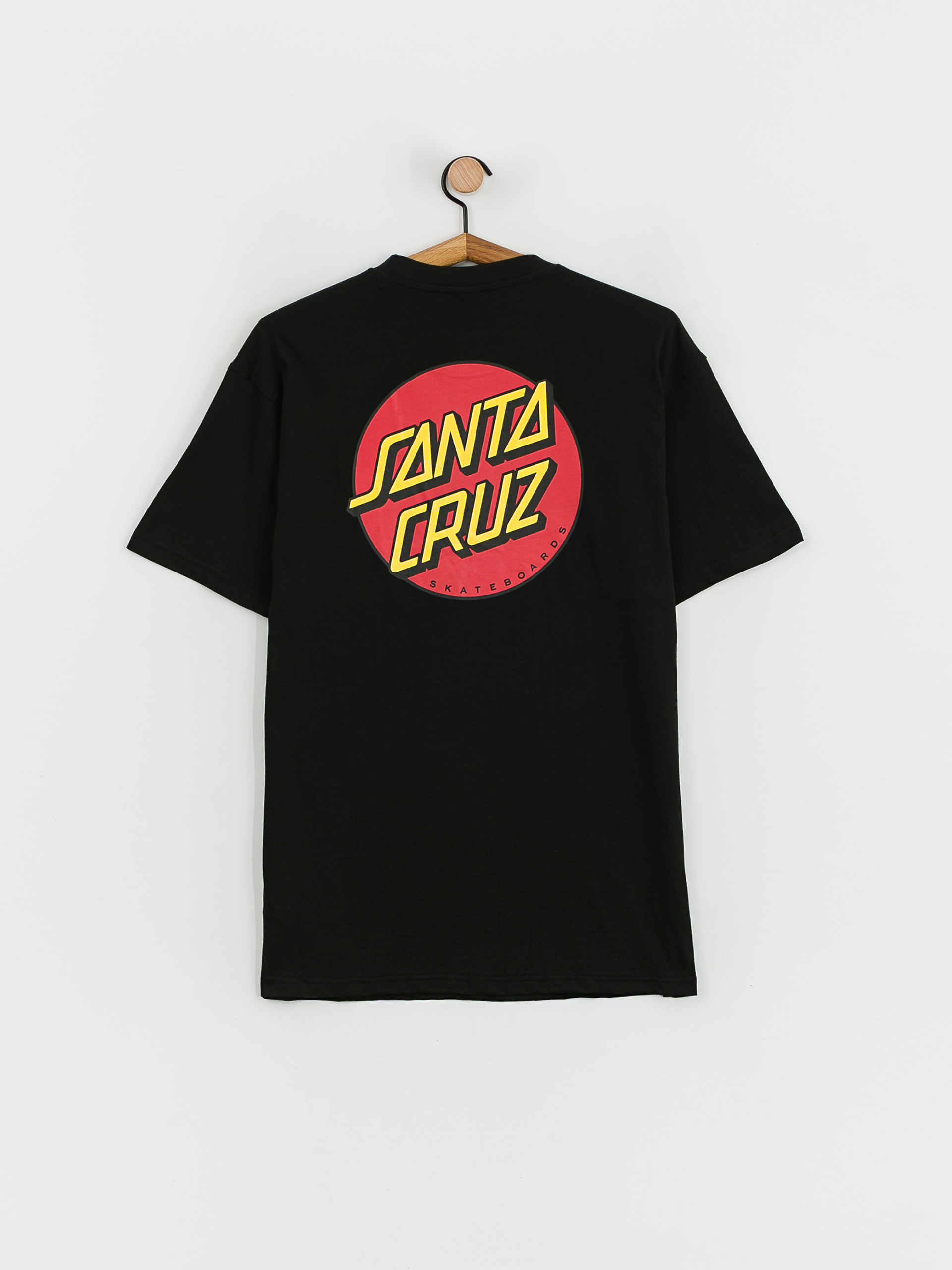 T-shirt Santa Cruz Classic Dot Chest (black)
