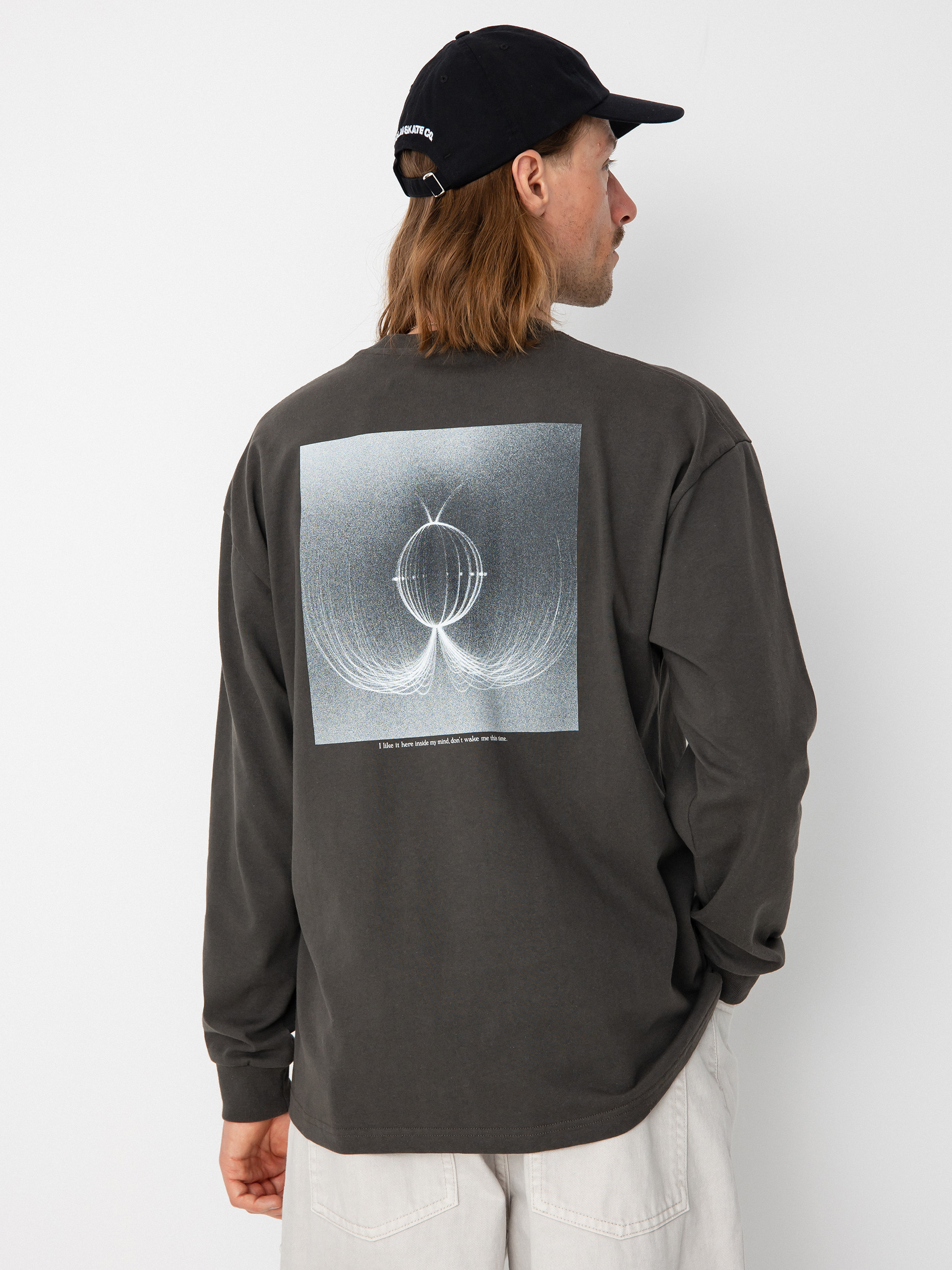 Longsleeve Polar Skate Magnetic Field LS (dirty black)