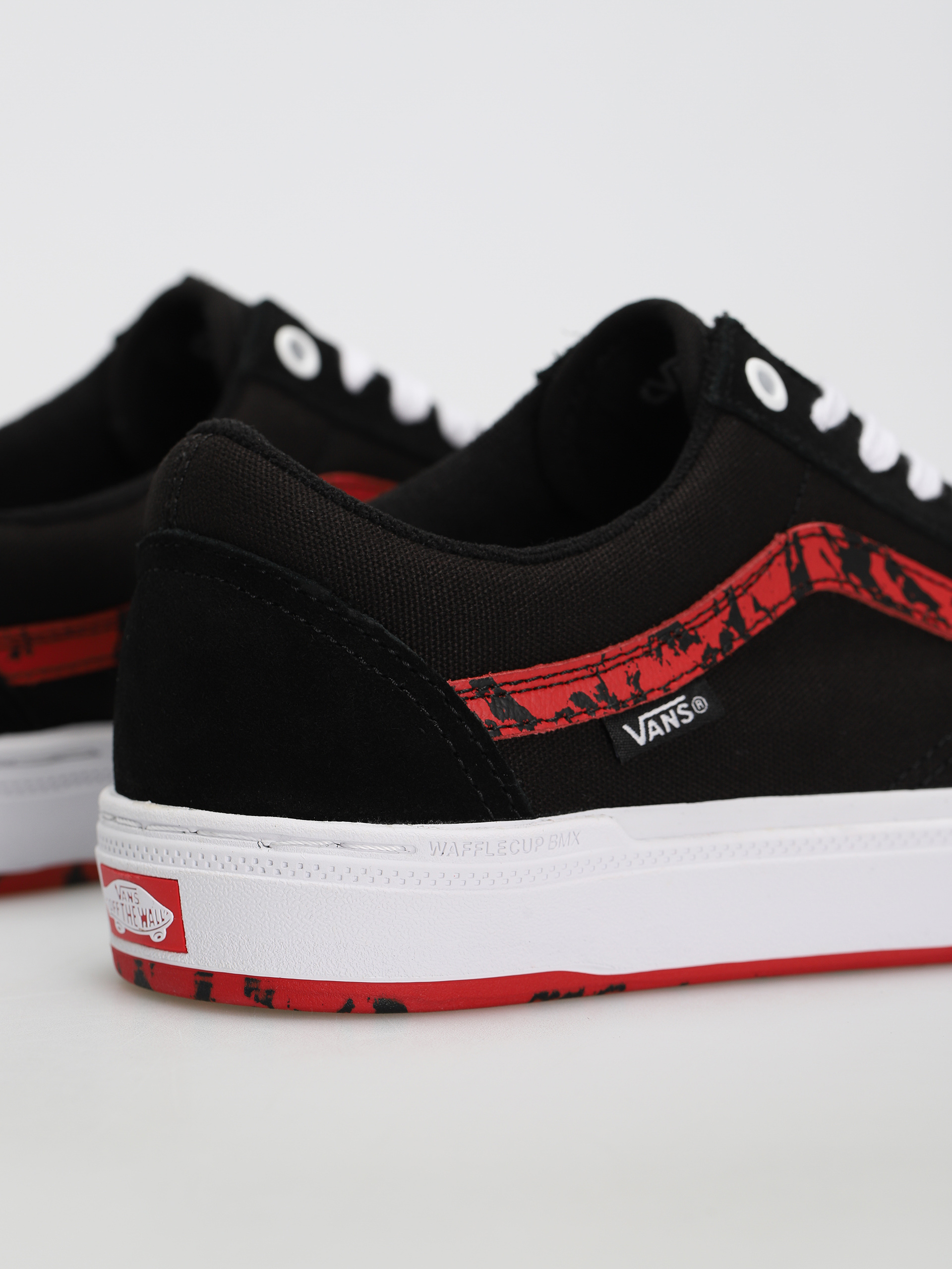 Buty Vans Bmx Old Skool (marble black/white/red)