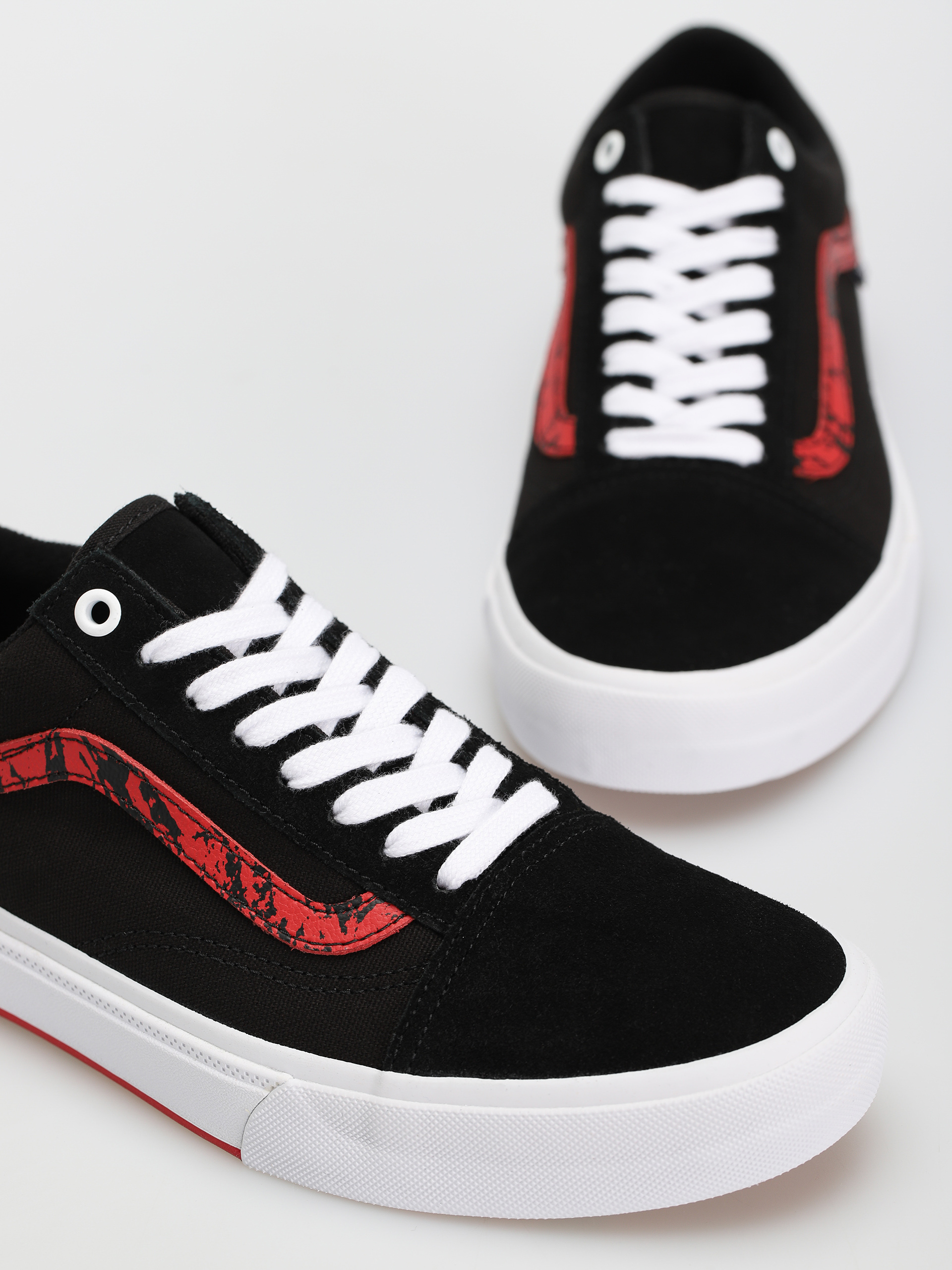 Buty Vans Bmx Old Skool (marble black/white/red)