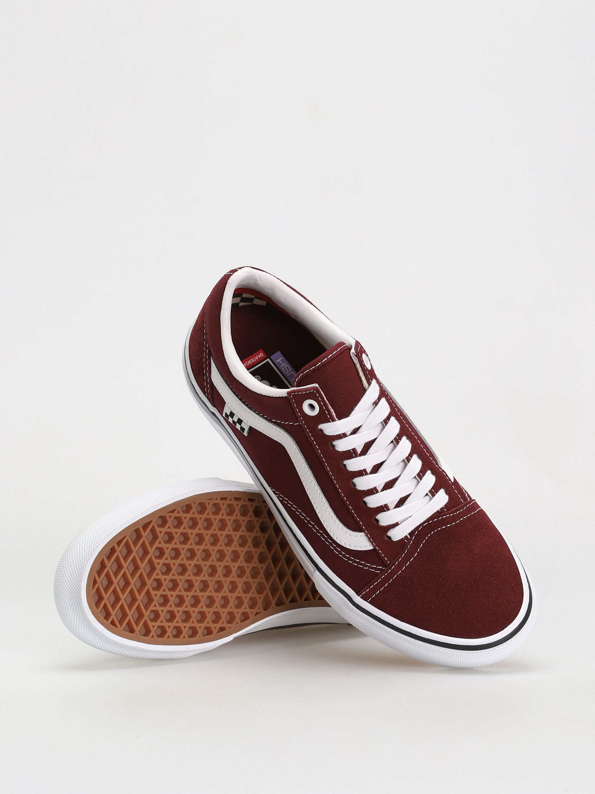 Buty Vans Skate Old Skool (port/true white)