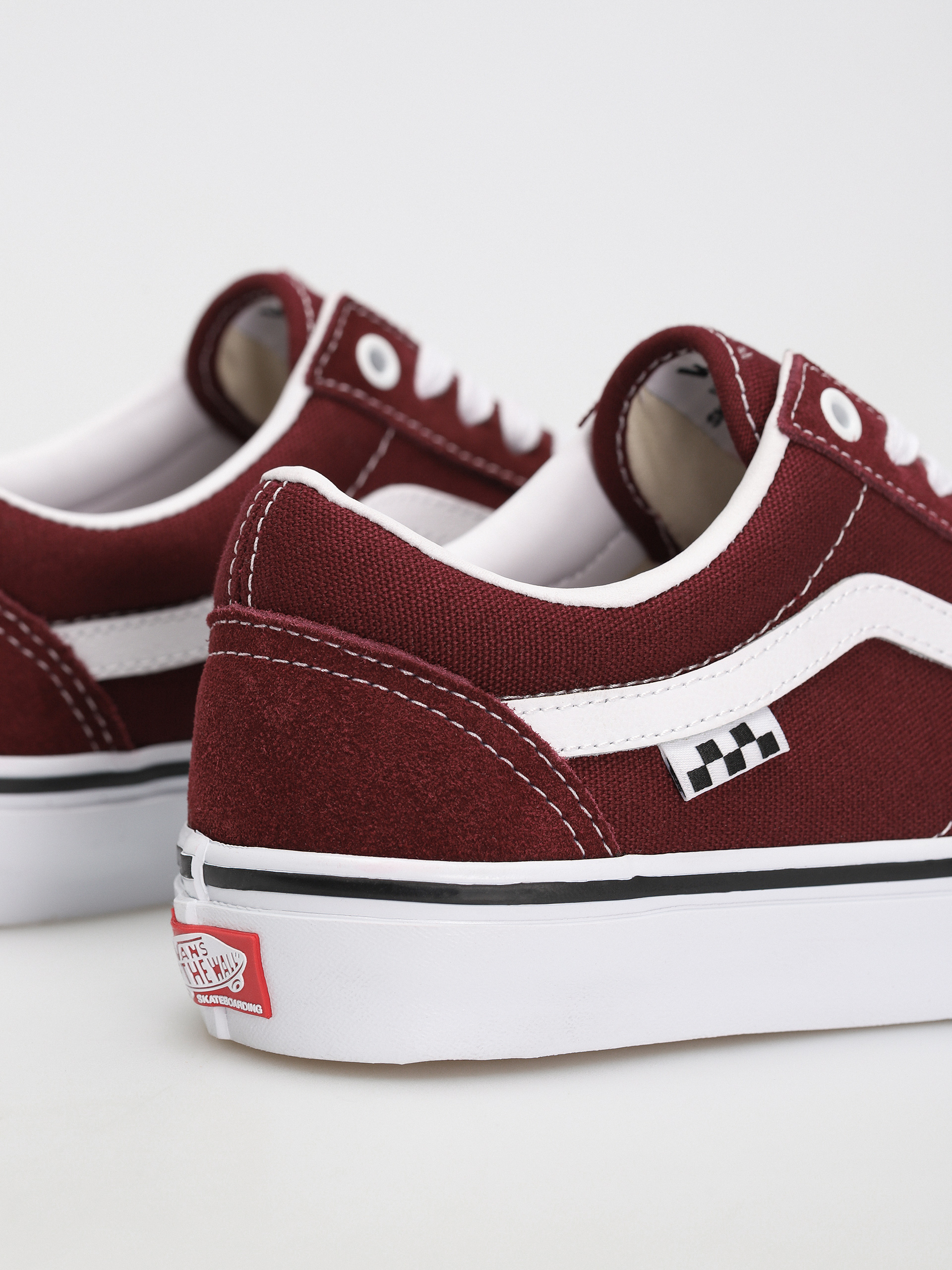 Buty Vans Skate Old Skool (port/true white)