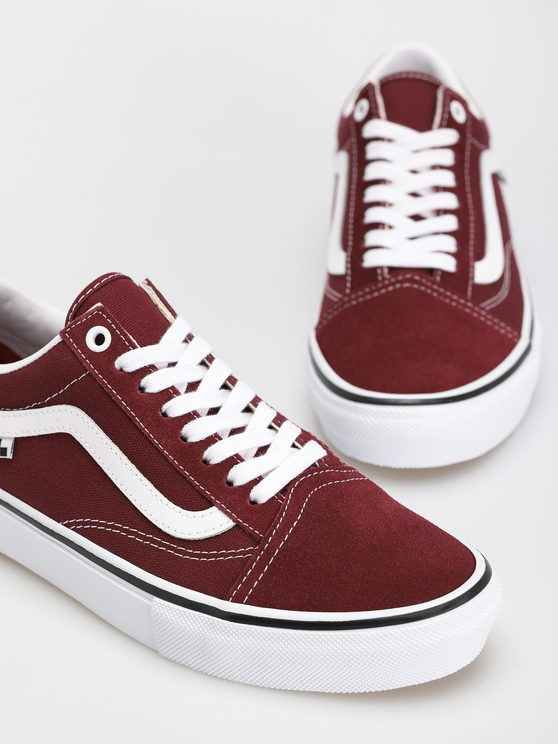 Buty Vans Skate Old Skool (port/true white)