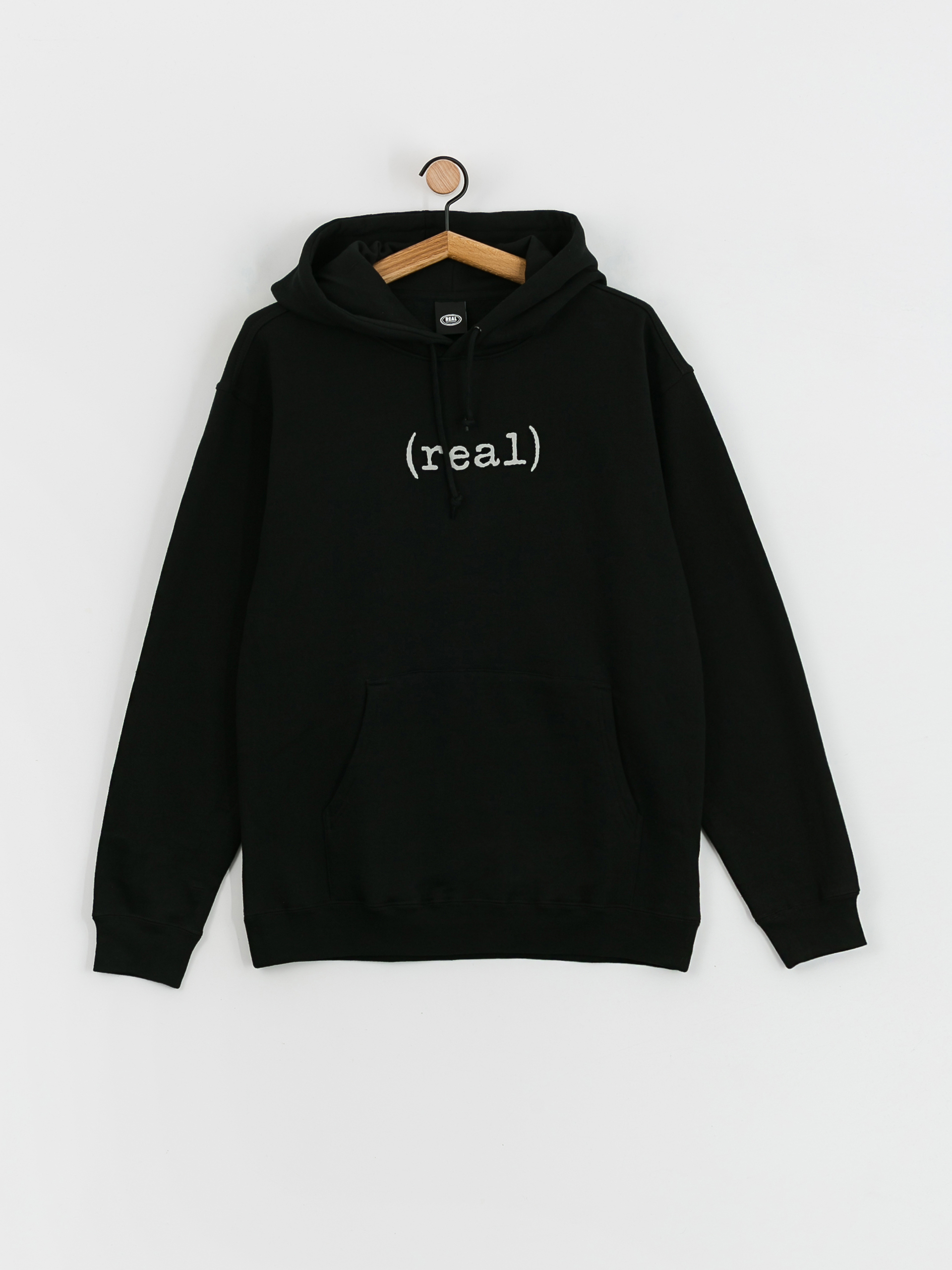 Bluza z kapturem Real Lower HD (black w/grey print)