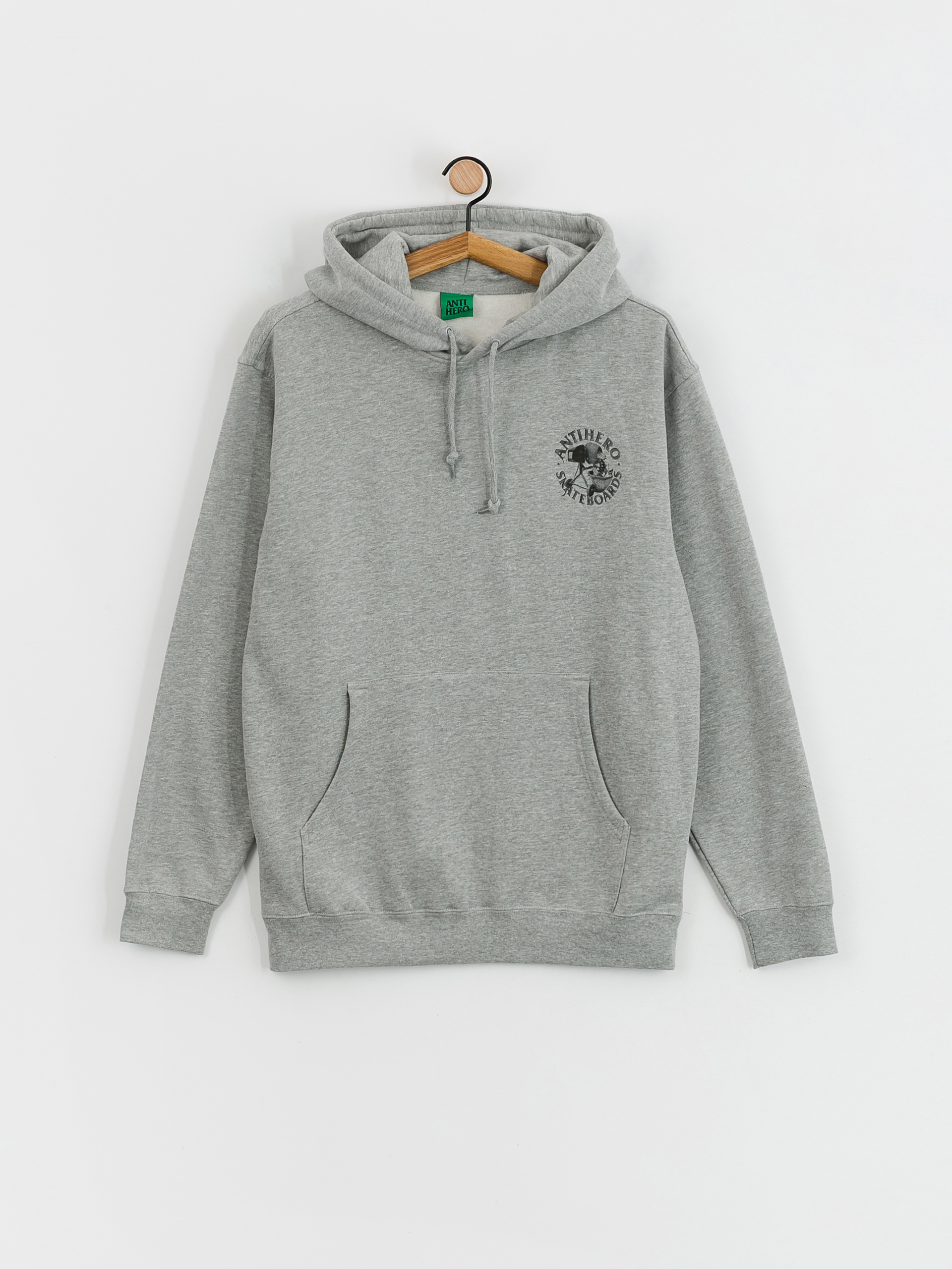 Bluza z kapturem Antihero Diy Eagle HD (heather grey w/black prints)