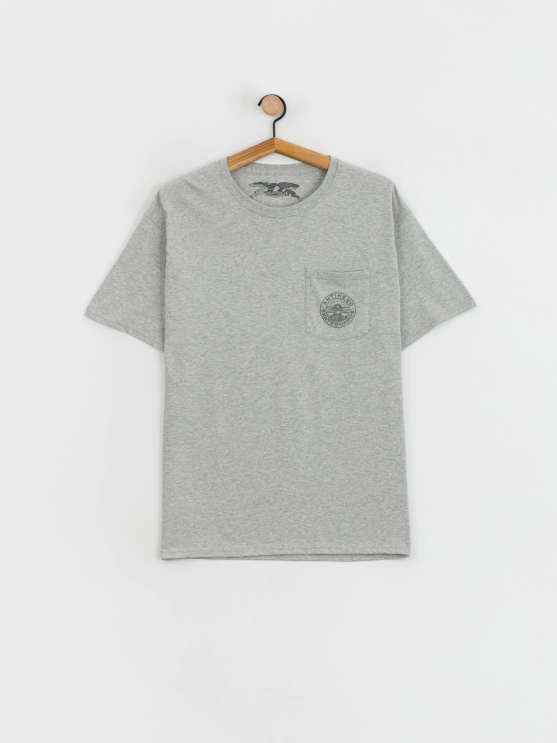 T-shirt Antihero Stay Ready Dbl (athletic heather w/grey prints)