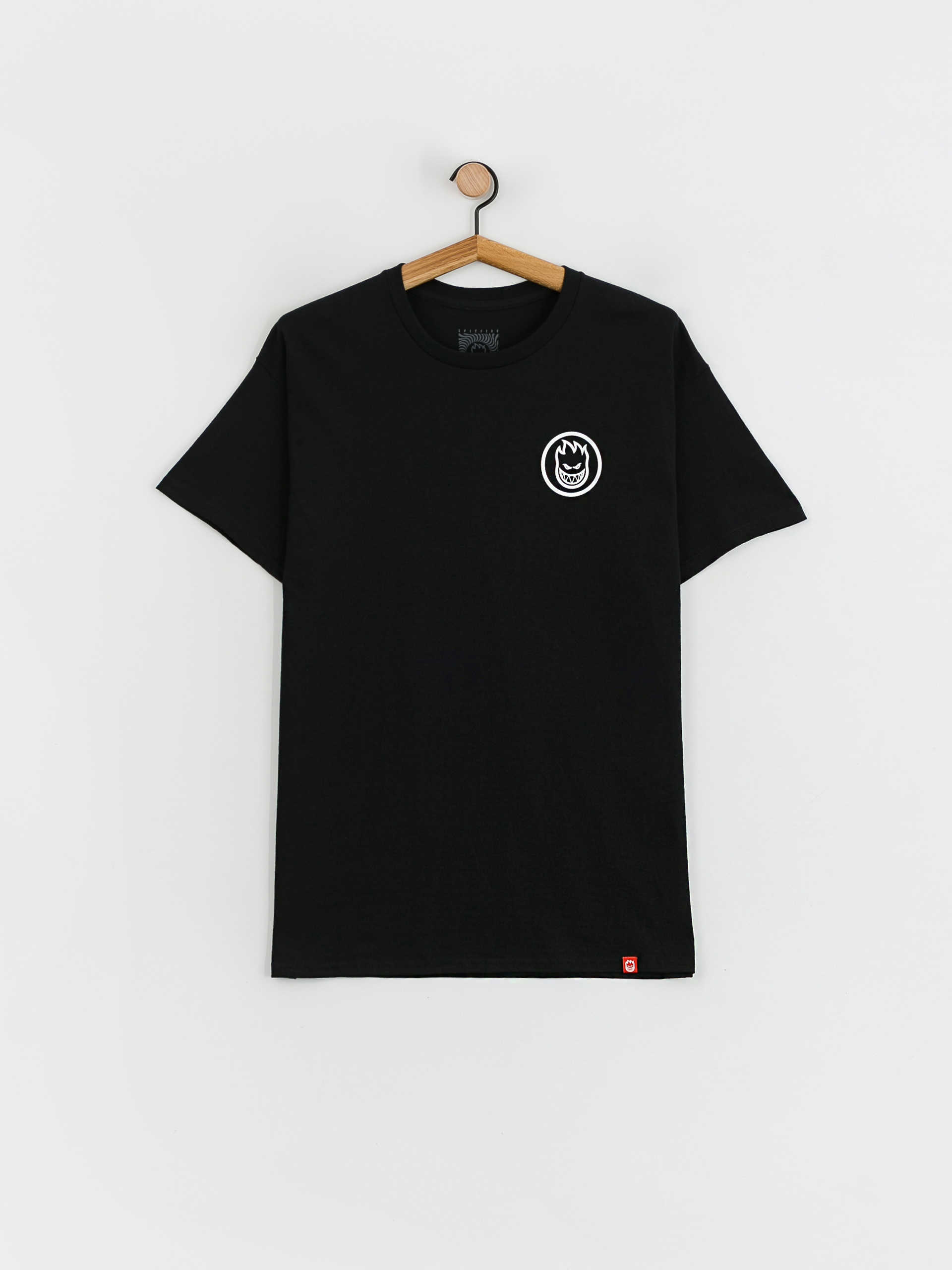 T-shirt Spitfire Classic Swirl (black w/white prints)