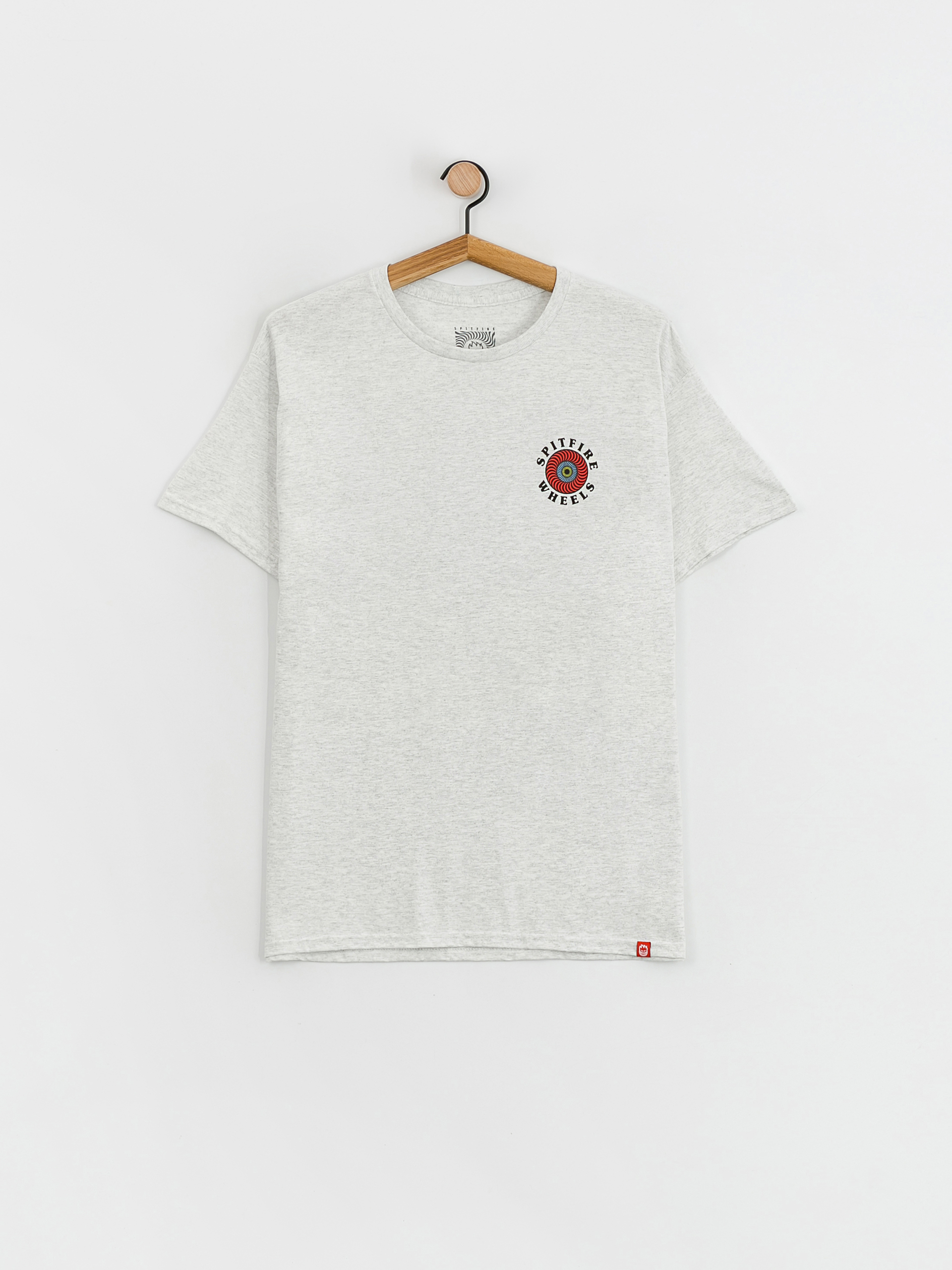 T-shirt Spitfire Og Classic Fill (ash w/multi color prints)