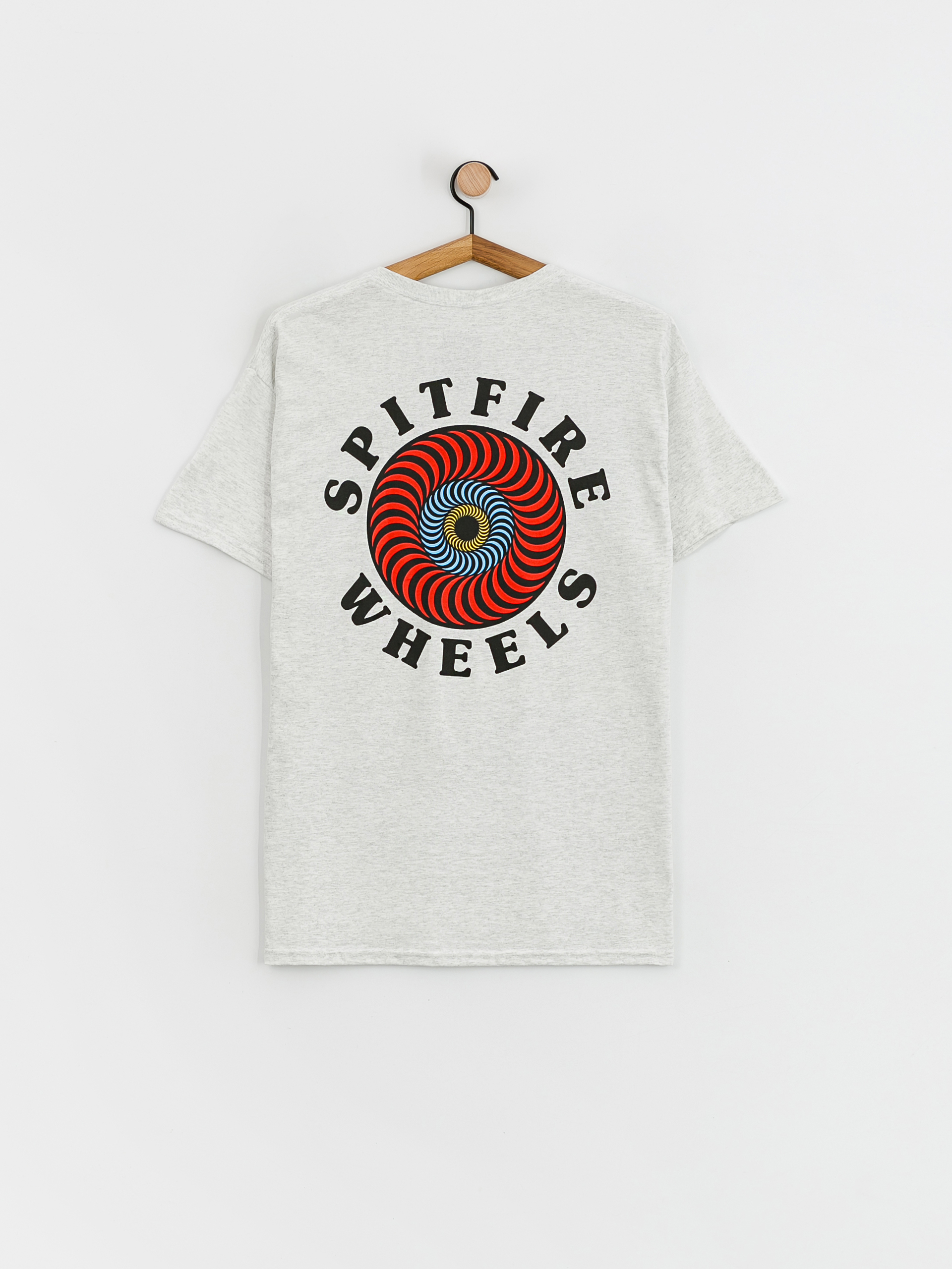 T-shirt Spitfire Og Classic Fill (ash w/multi color prints)