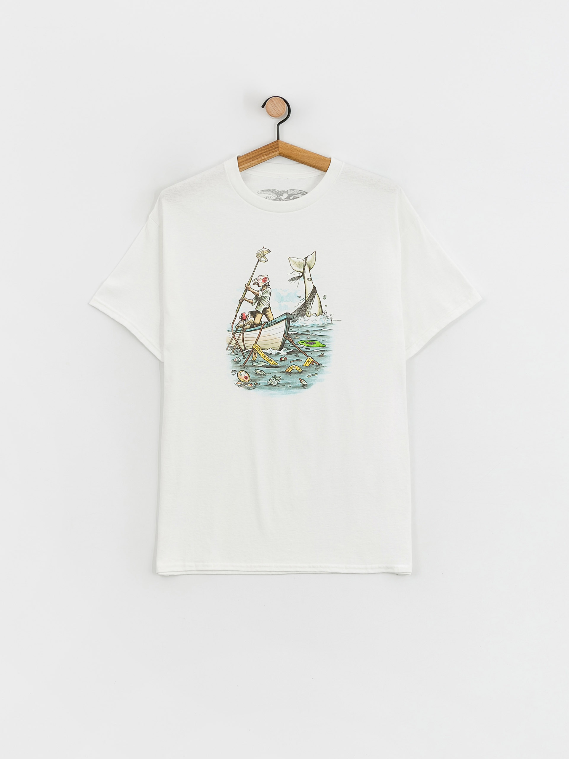 T-shirt Antihero Plastics (white w/multi color print)