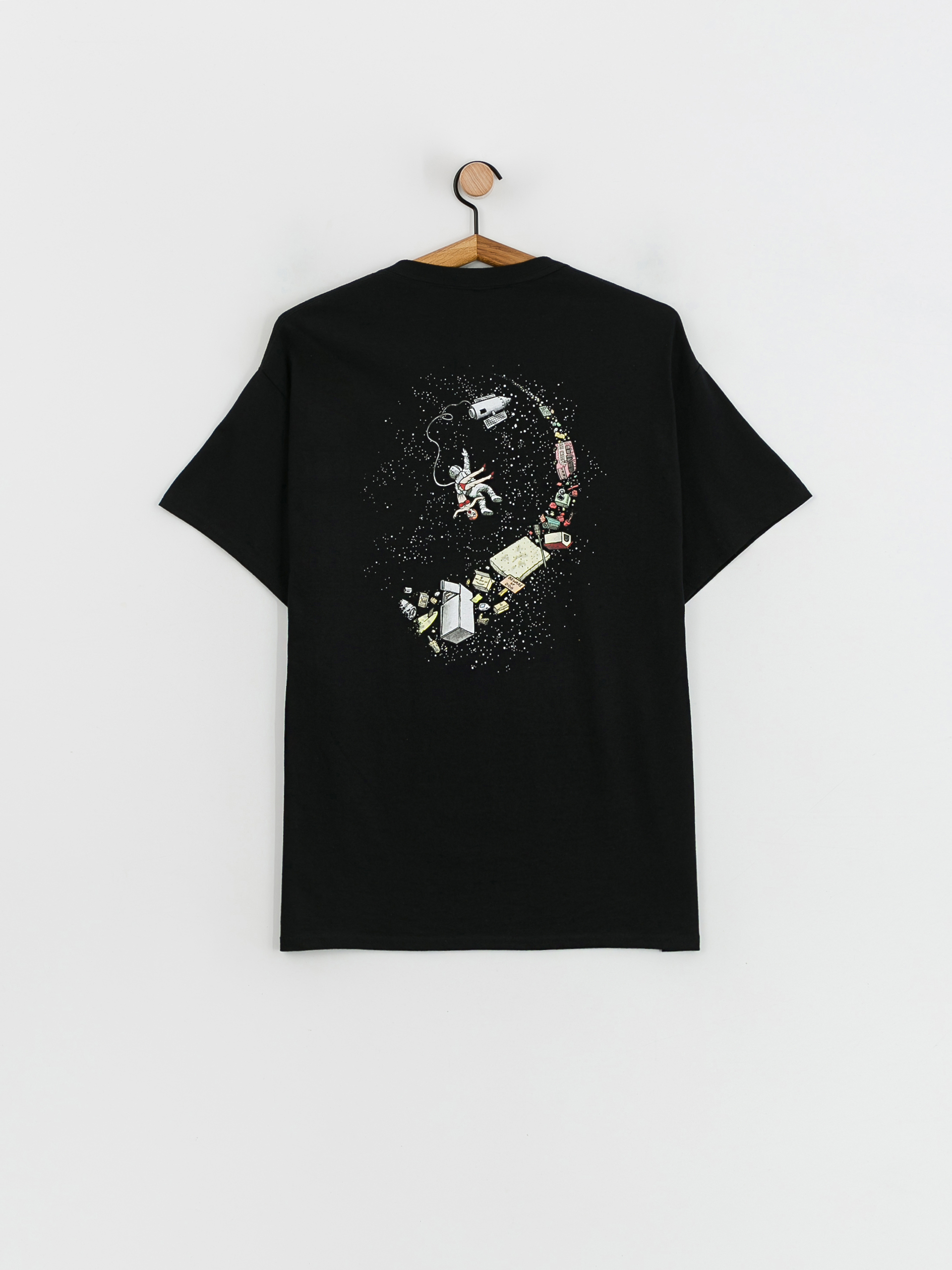 T-shirt Antihero Space Junk (black w/multi color print)