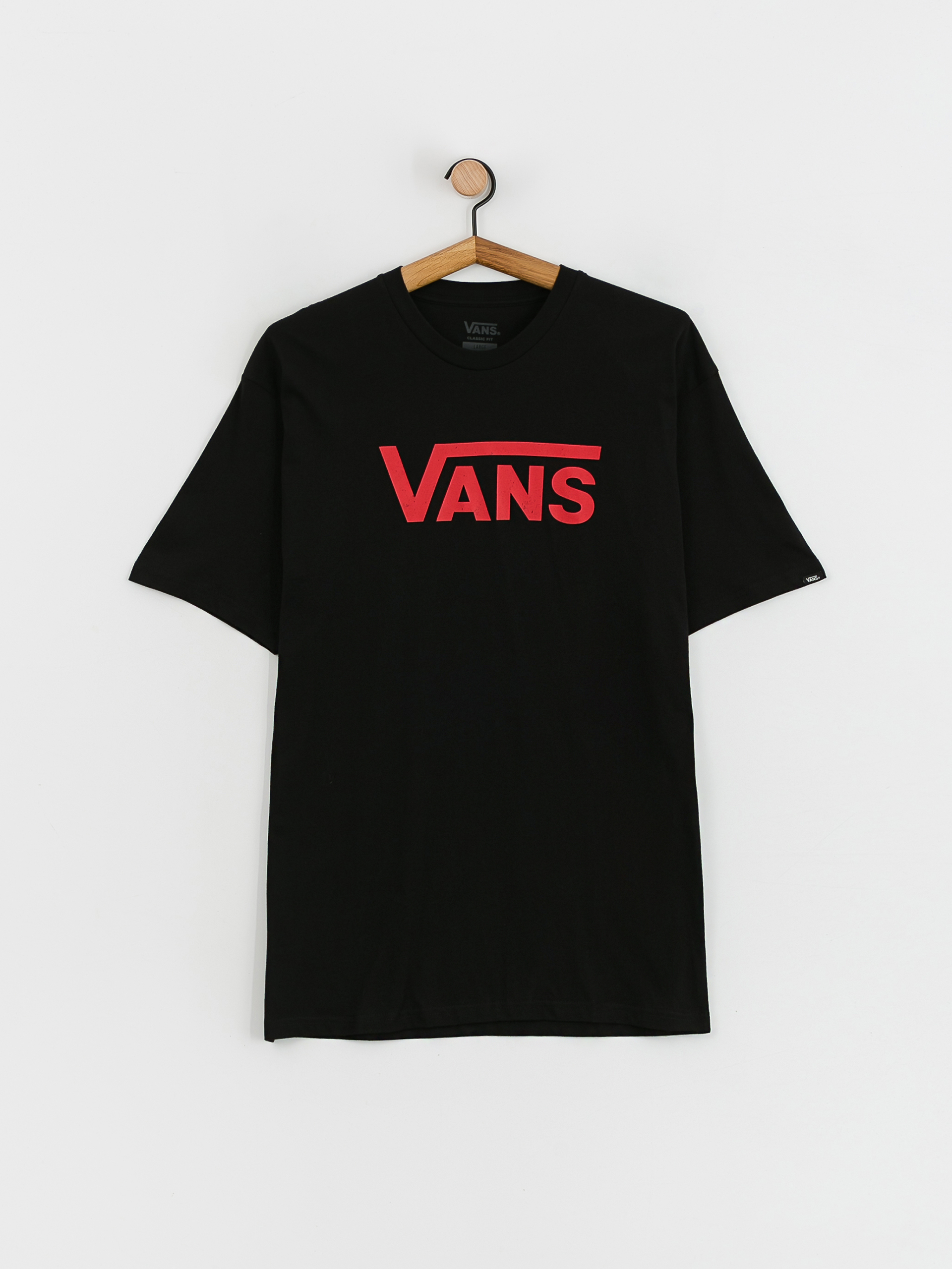 T-shirt Vans Classic (black/reinvent red)
