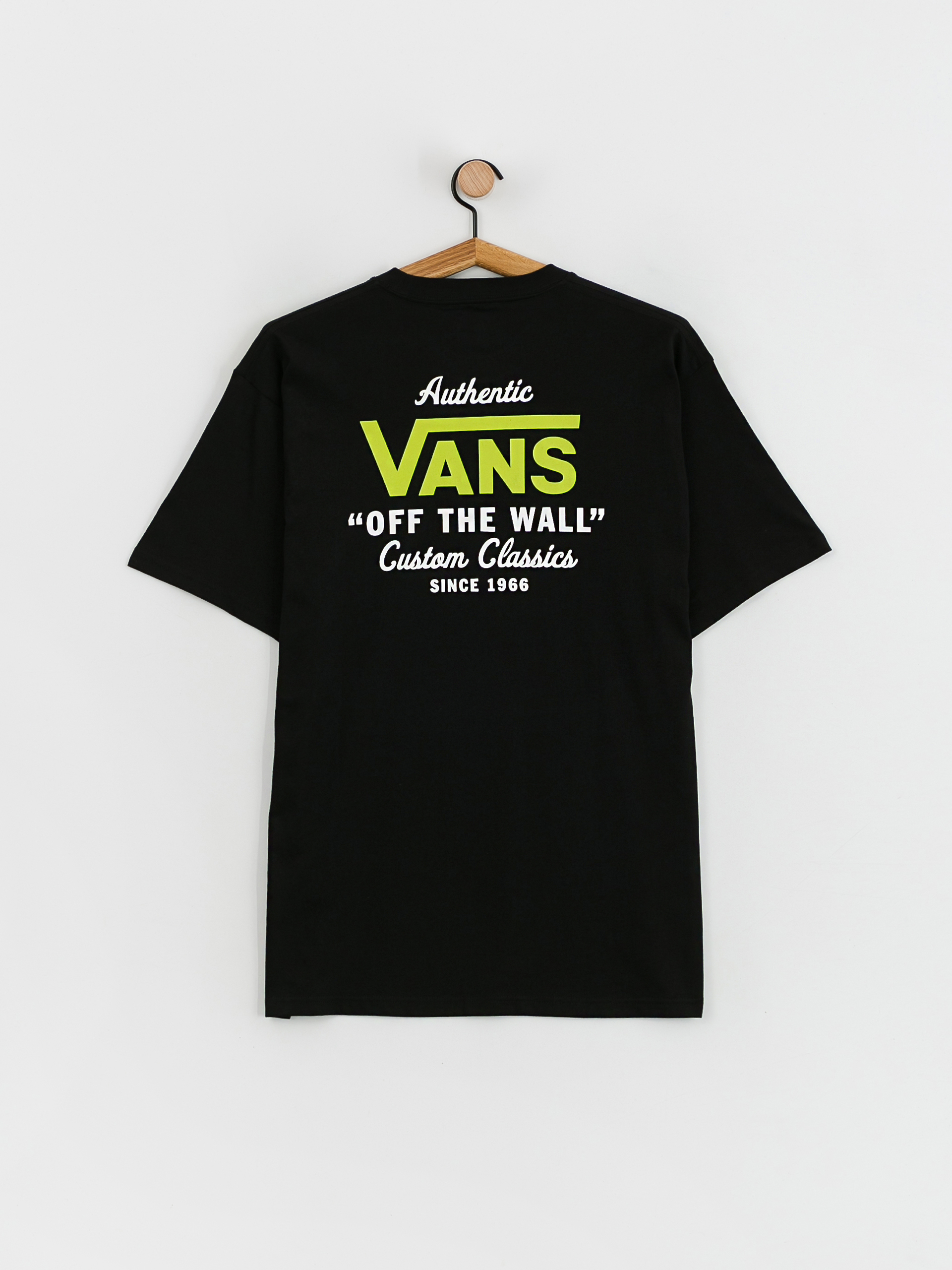 T-shirt Vans Holder St Classic (black/lime green)