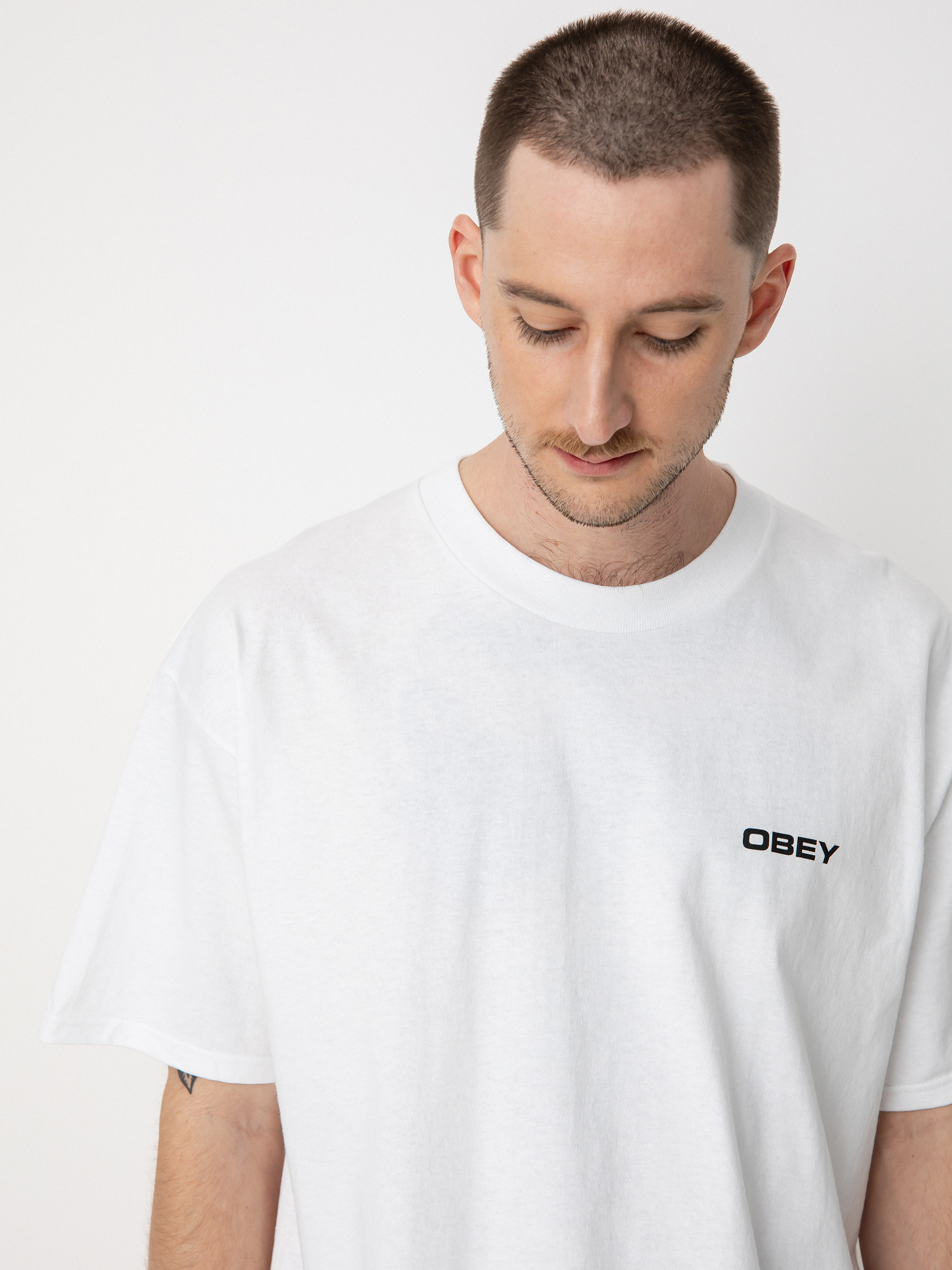 T-shirt OBEY Worldwide Dissent (white)