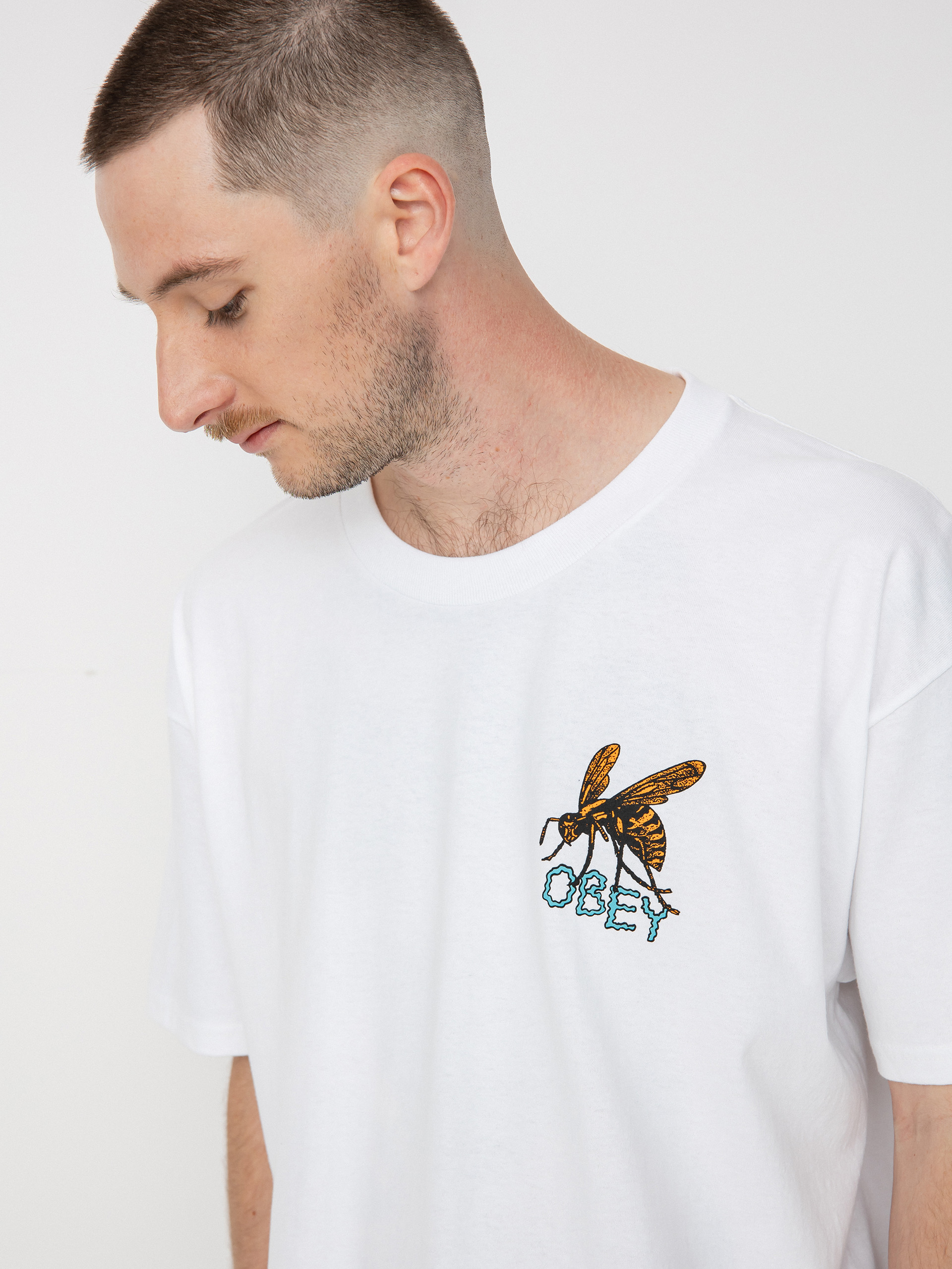 T-shirt OBEY Honey Bee (white)