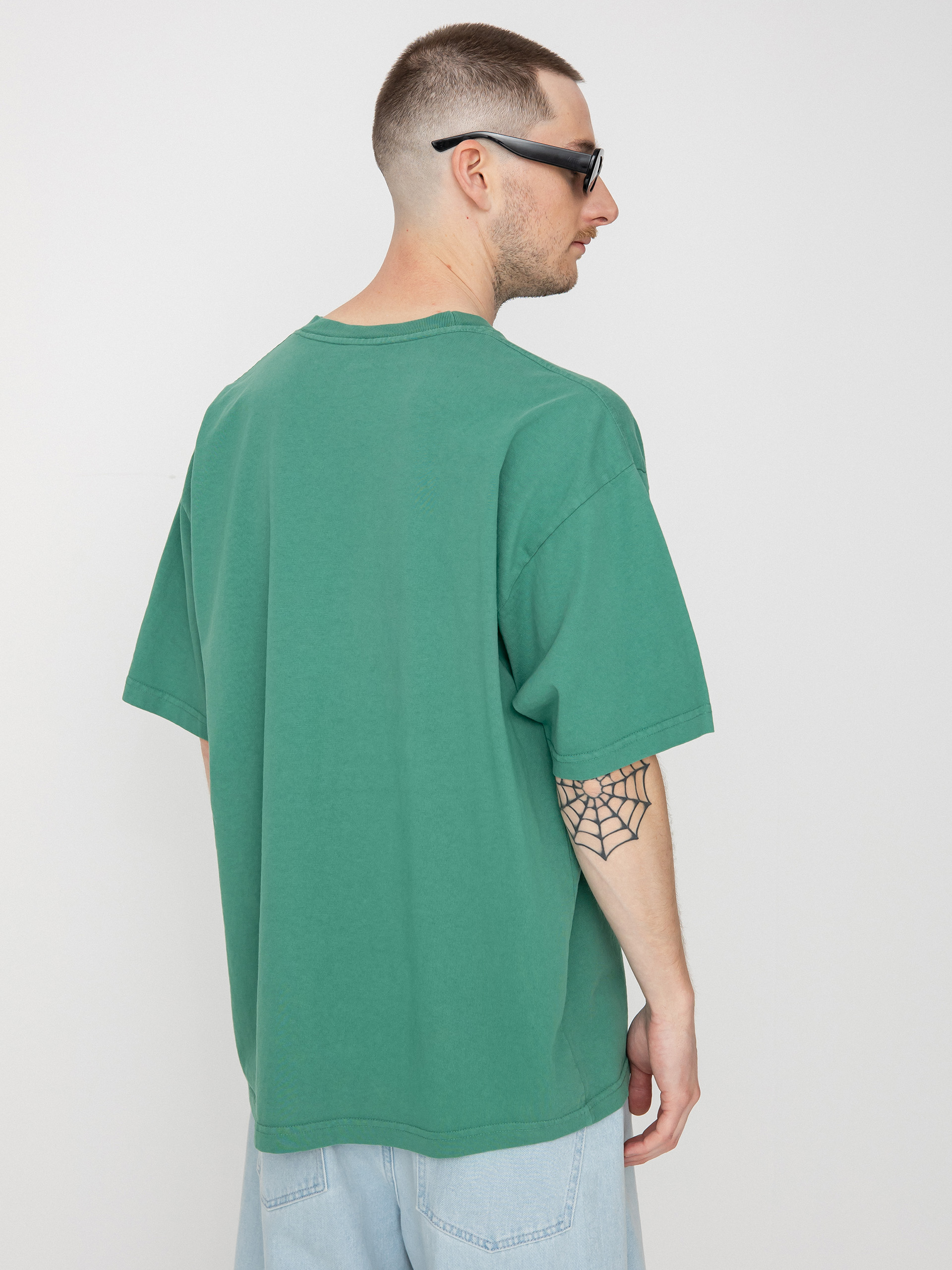 T-shirt OBEY Black Bar (palm leaf)