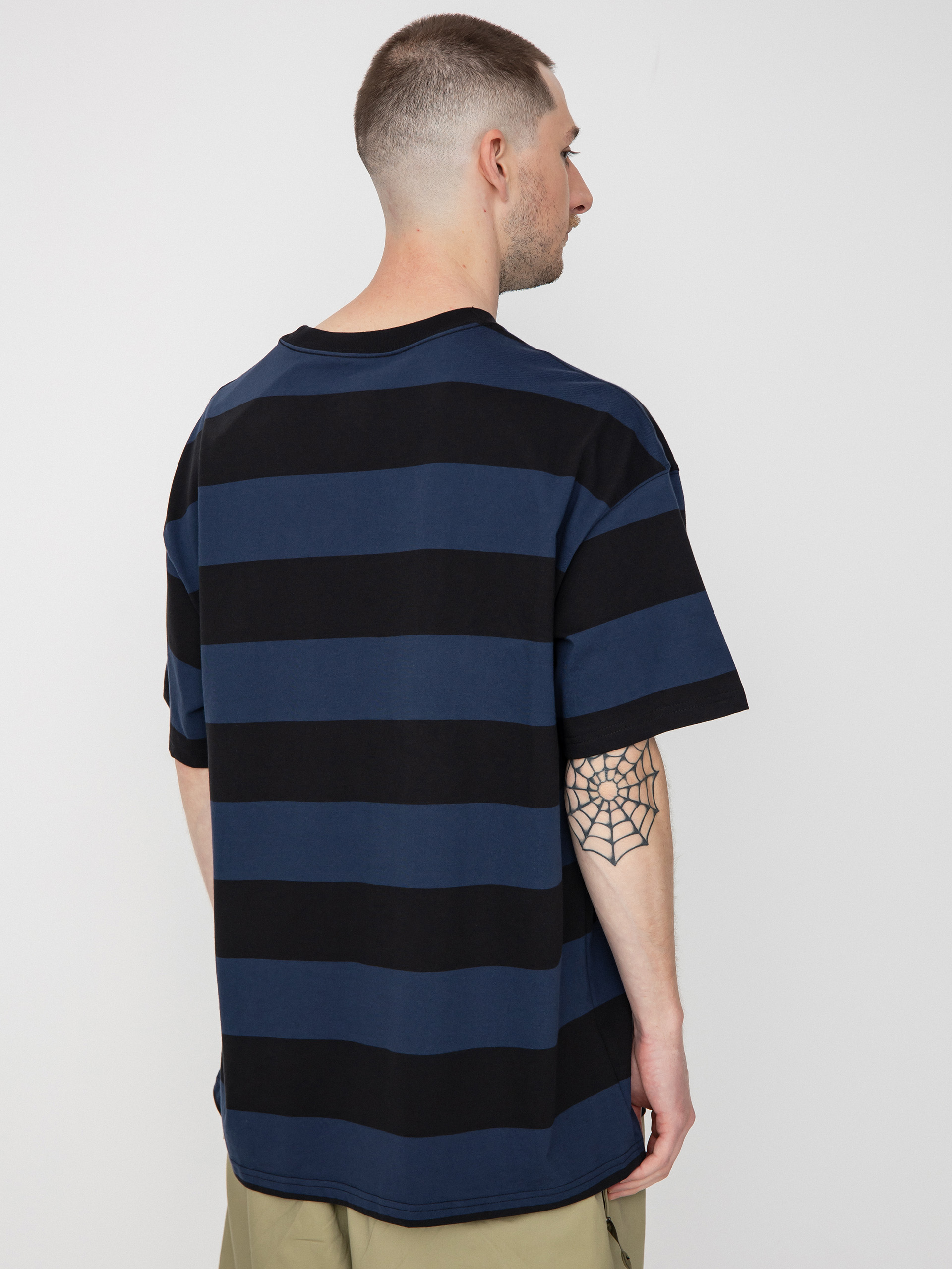 T-shirt Nike SB Stripe (midnight navy/black/white)