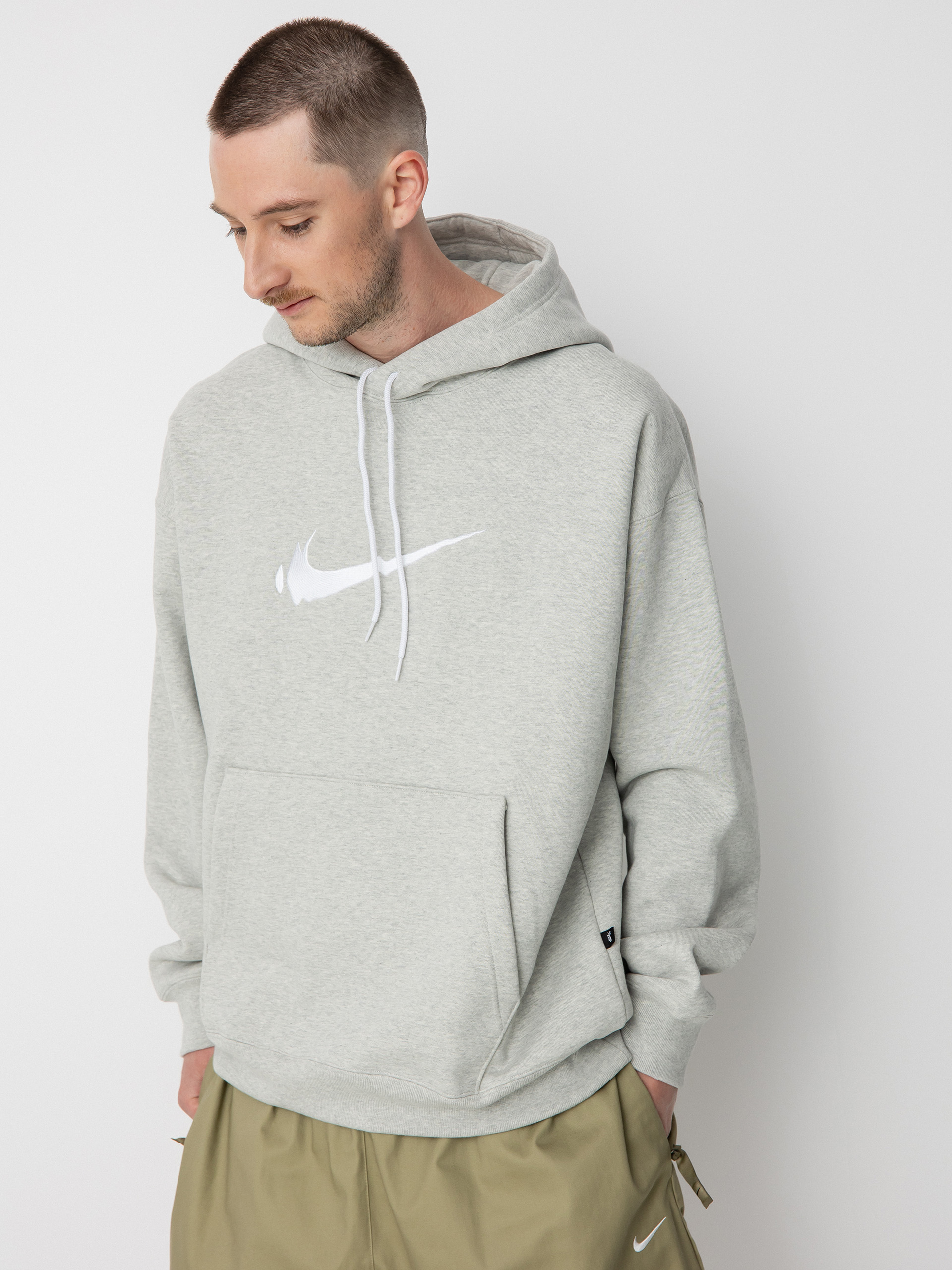 Bluza z kapturem Nike SB Copyshop Swoosh HD (grey heather)
