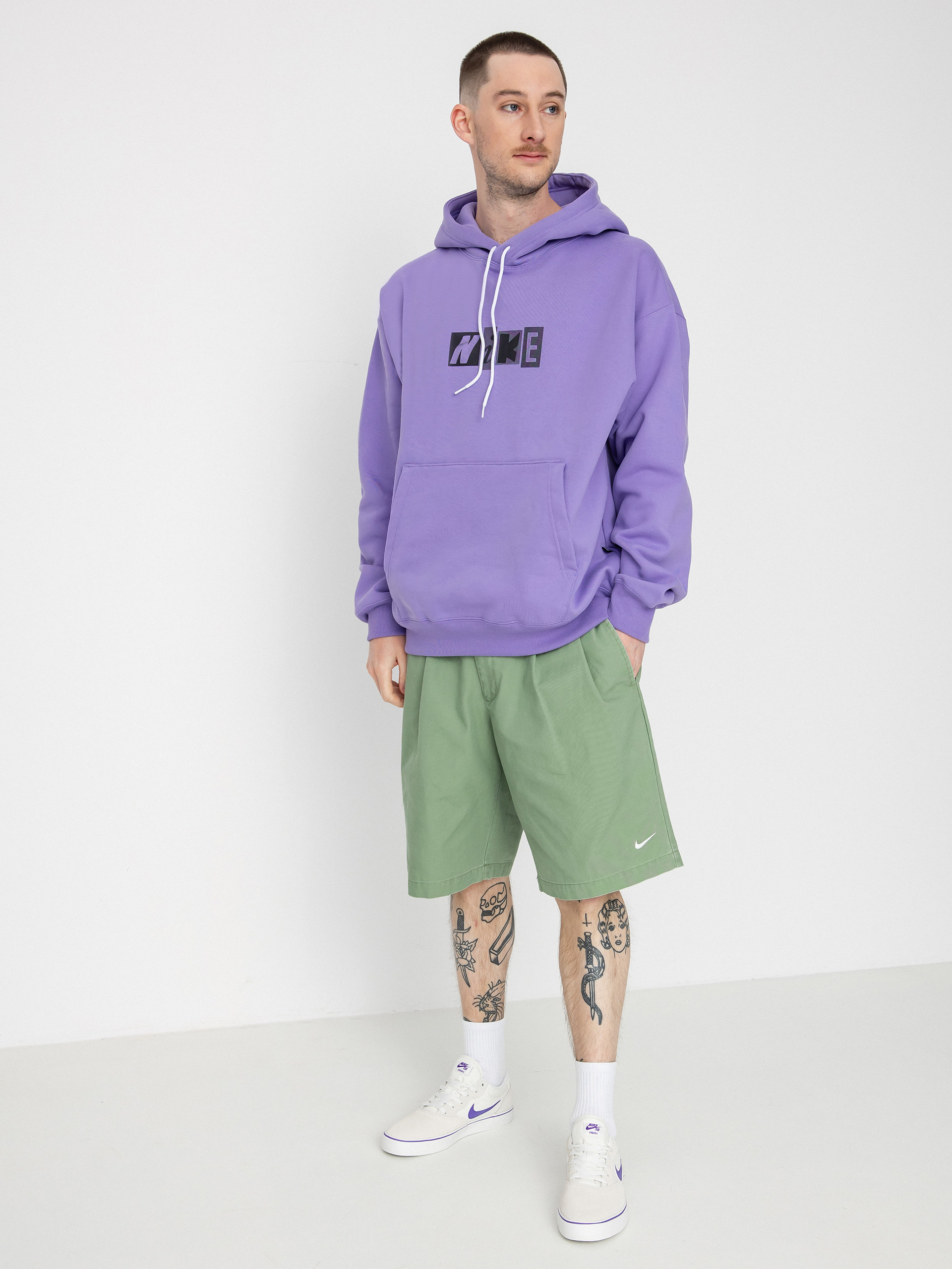 Bluza z kapturem Nike SB Copyshop Letters HD (space purple)