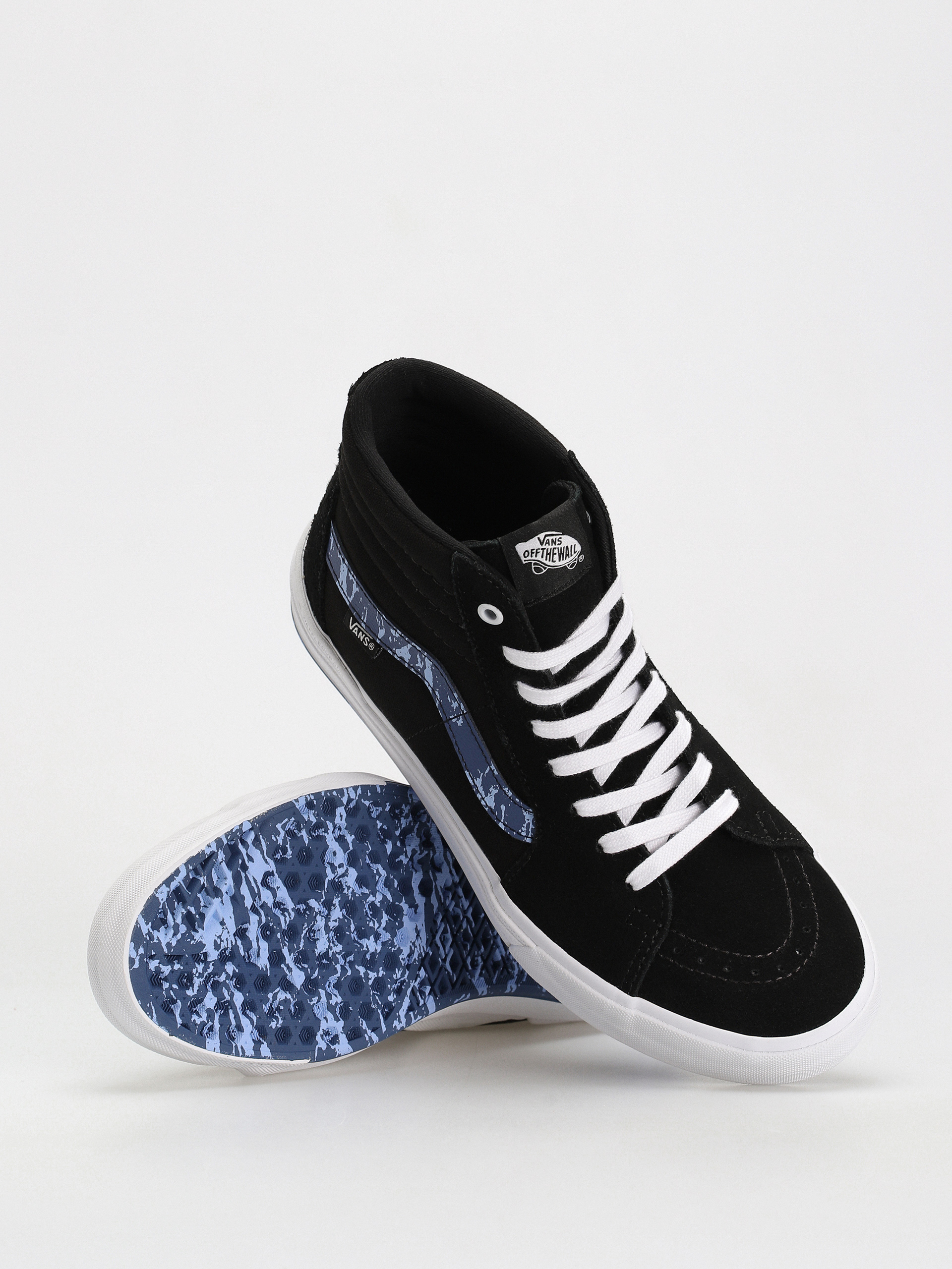 Buty Vans Bmx Sk8 Hi (marble black/white/blue)