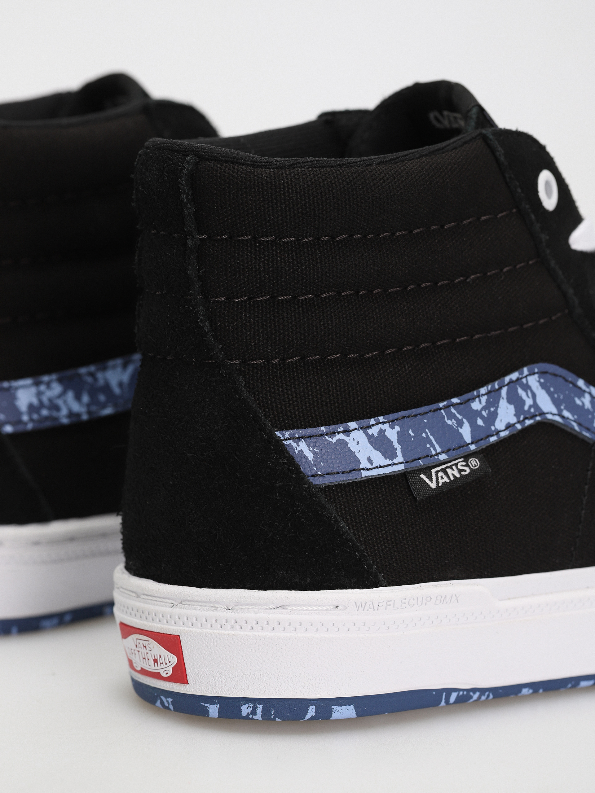 Buty Vans Bmx Sk8 Hi (marble black/white/blue)