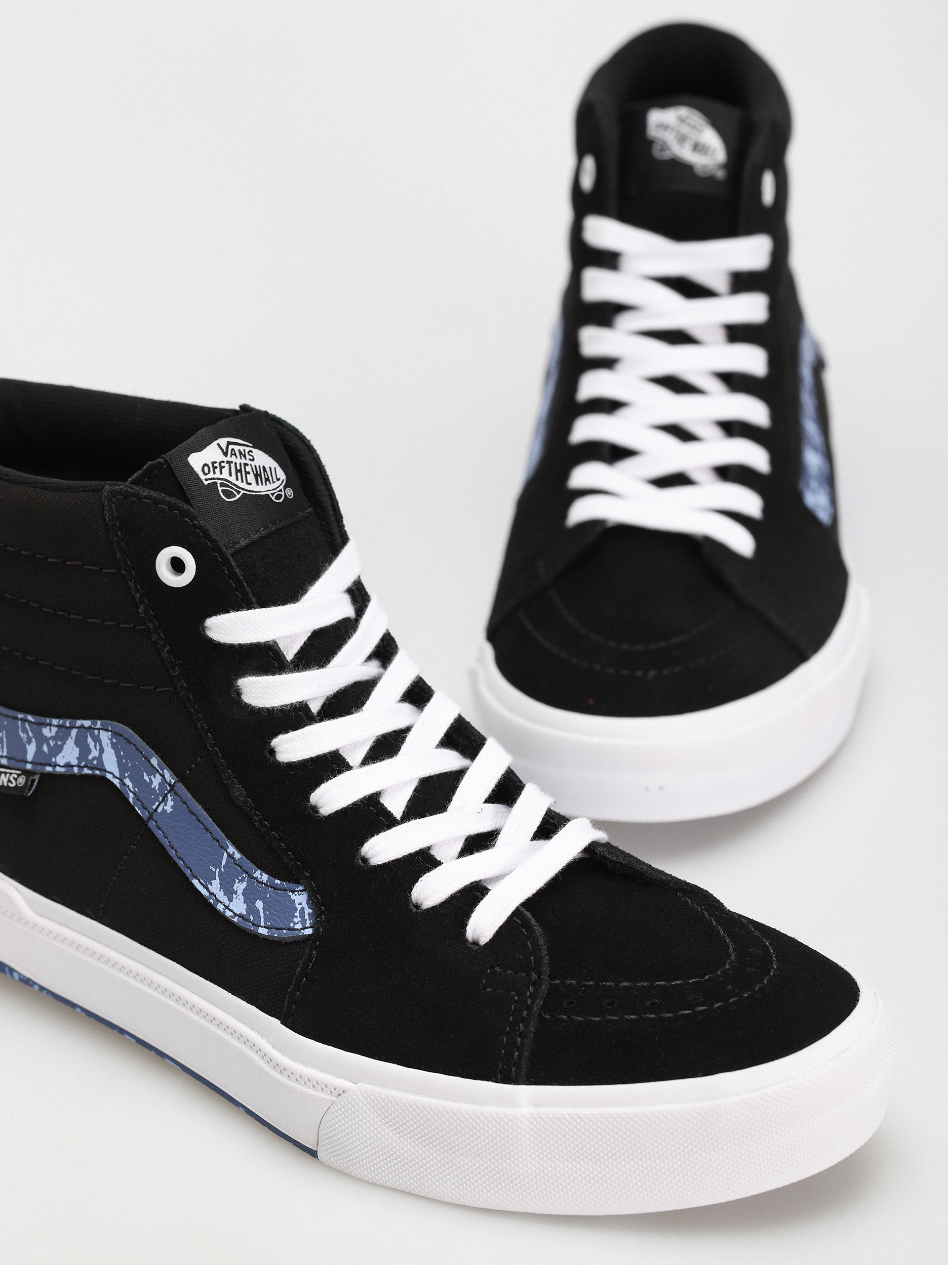 Buty Vans Bmx Sk8 Hi (marble black/white/blue)