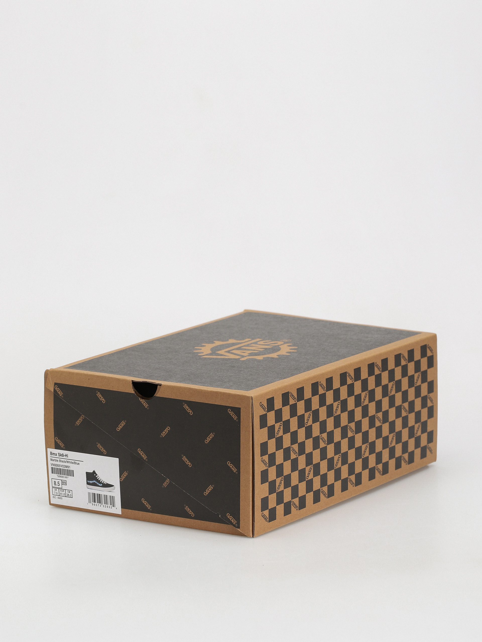 Buty Vans Bmx Sk8 Hi (marble black/white/blue)