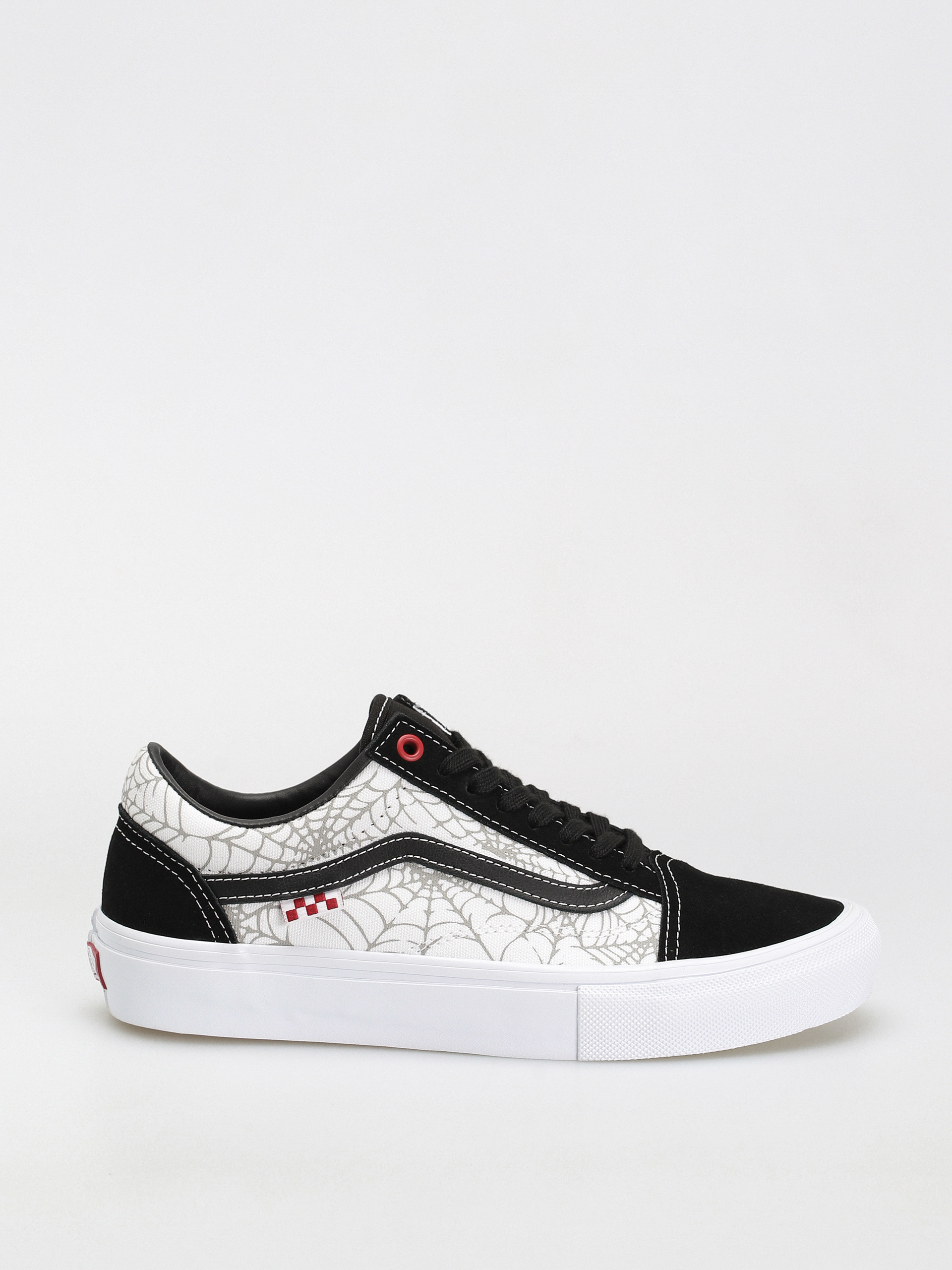 Buty Vans Skate Old Skool (black widow spider black/white/red)