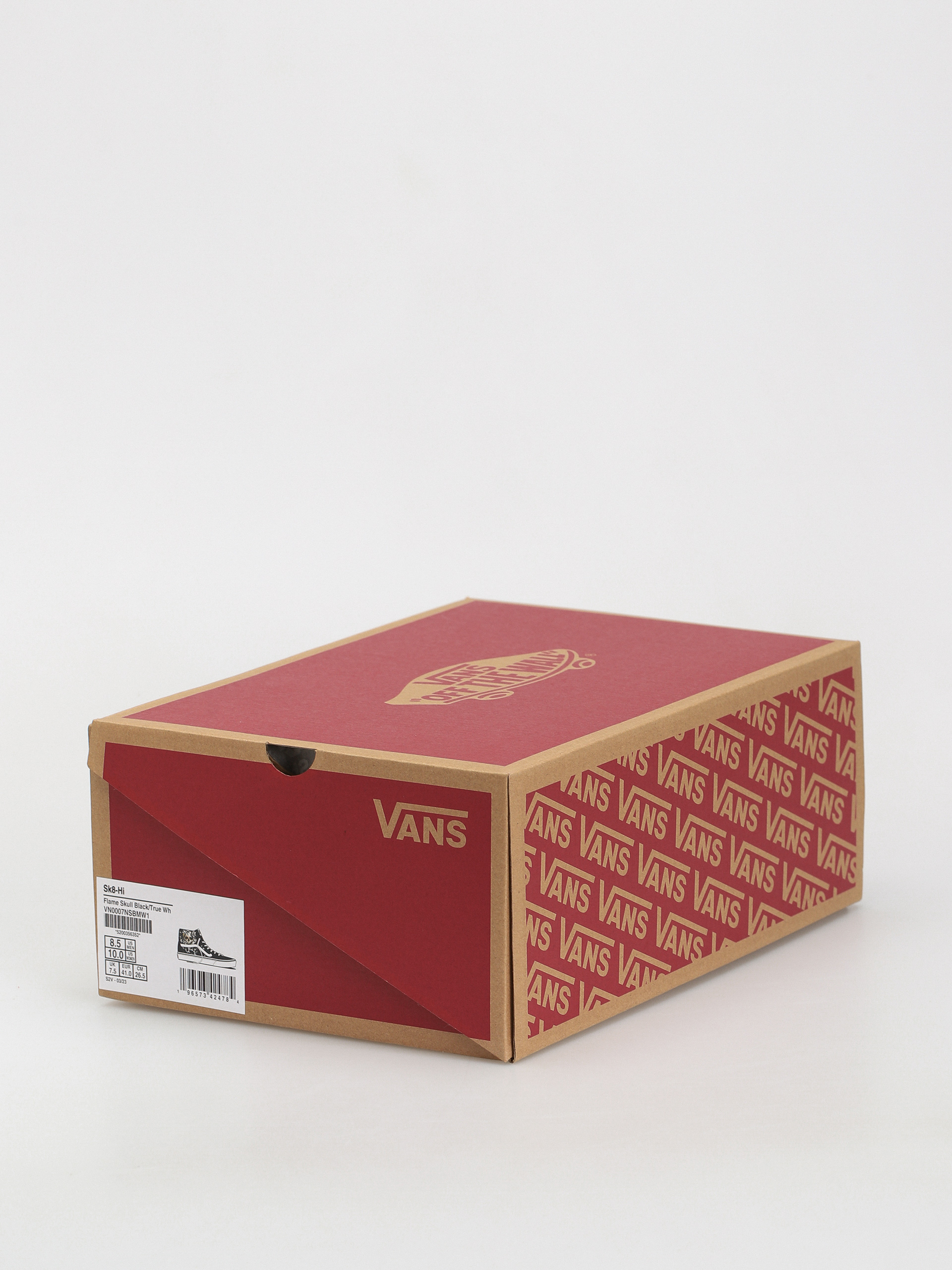 Buty Vans Sk8 Hi (flame skull black/true white)