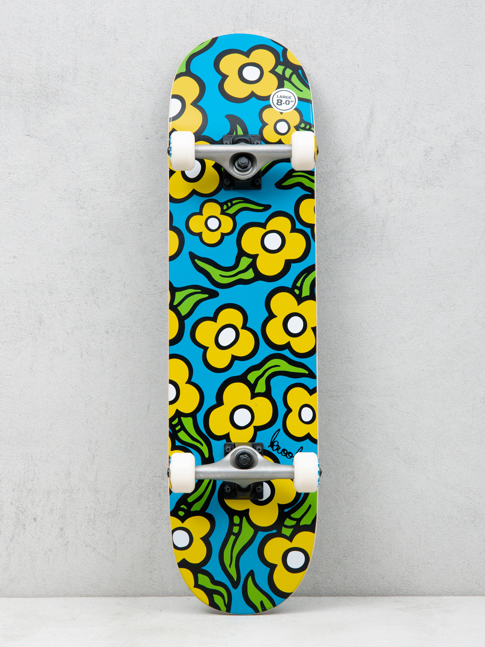 Deskorolka Krooked Wild Style (blue/yellow/green)