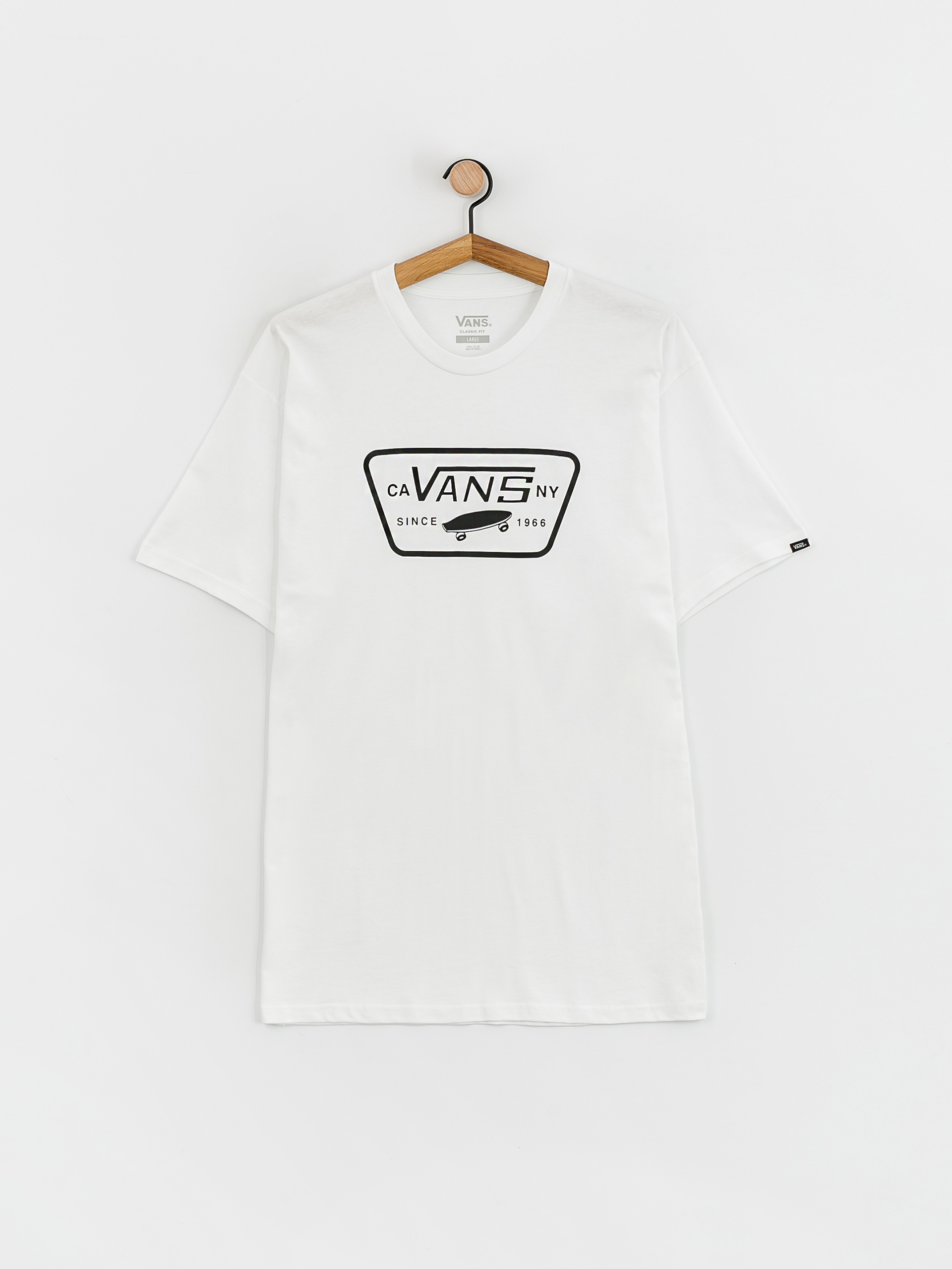 T-shirt Vans Full Patch (white/black)