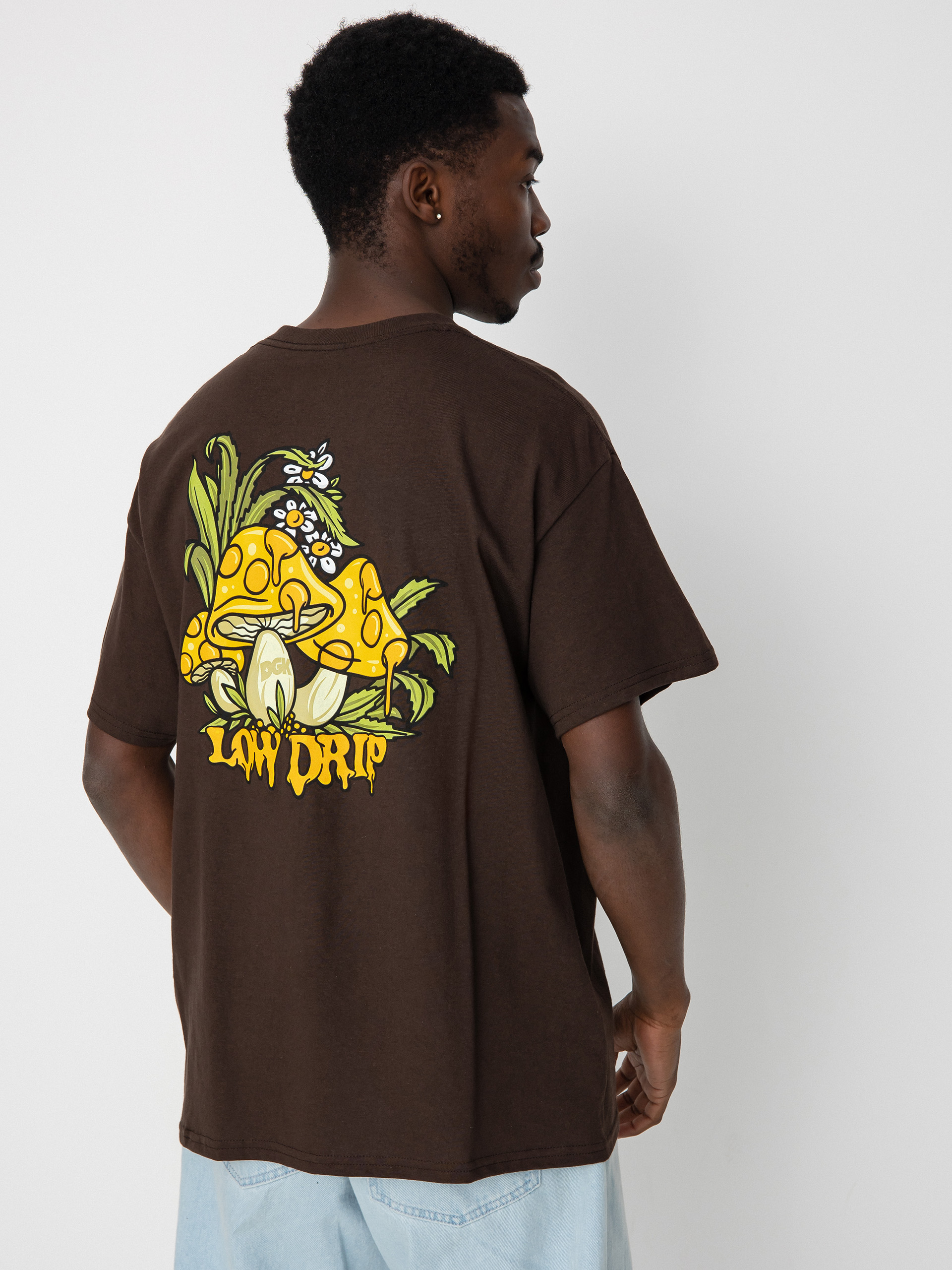 T-shirt DGK Low Drip (dark chocolate)
